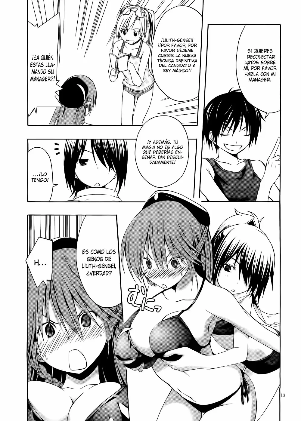 Trinity Seven capítulo 5, página 13