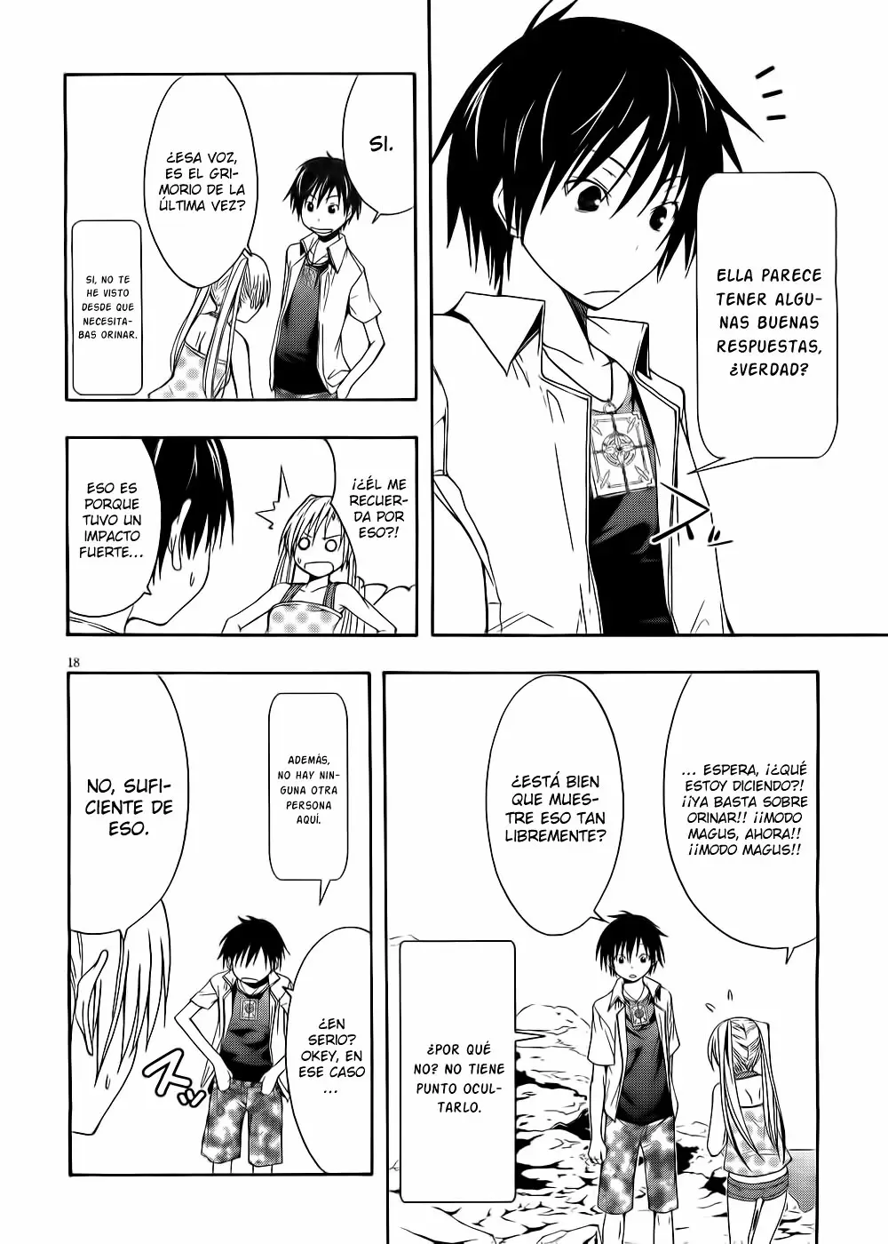 Trinity Seven capítulo 5, página 18