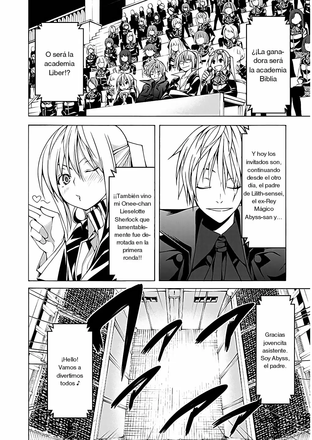Trinity Seven capítulo 52, página 10