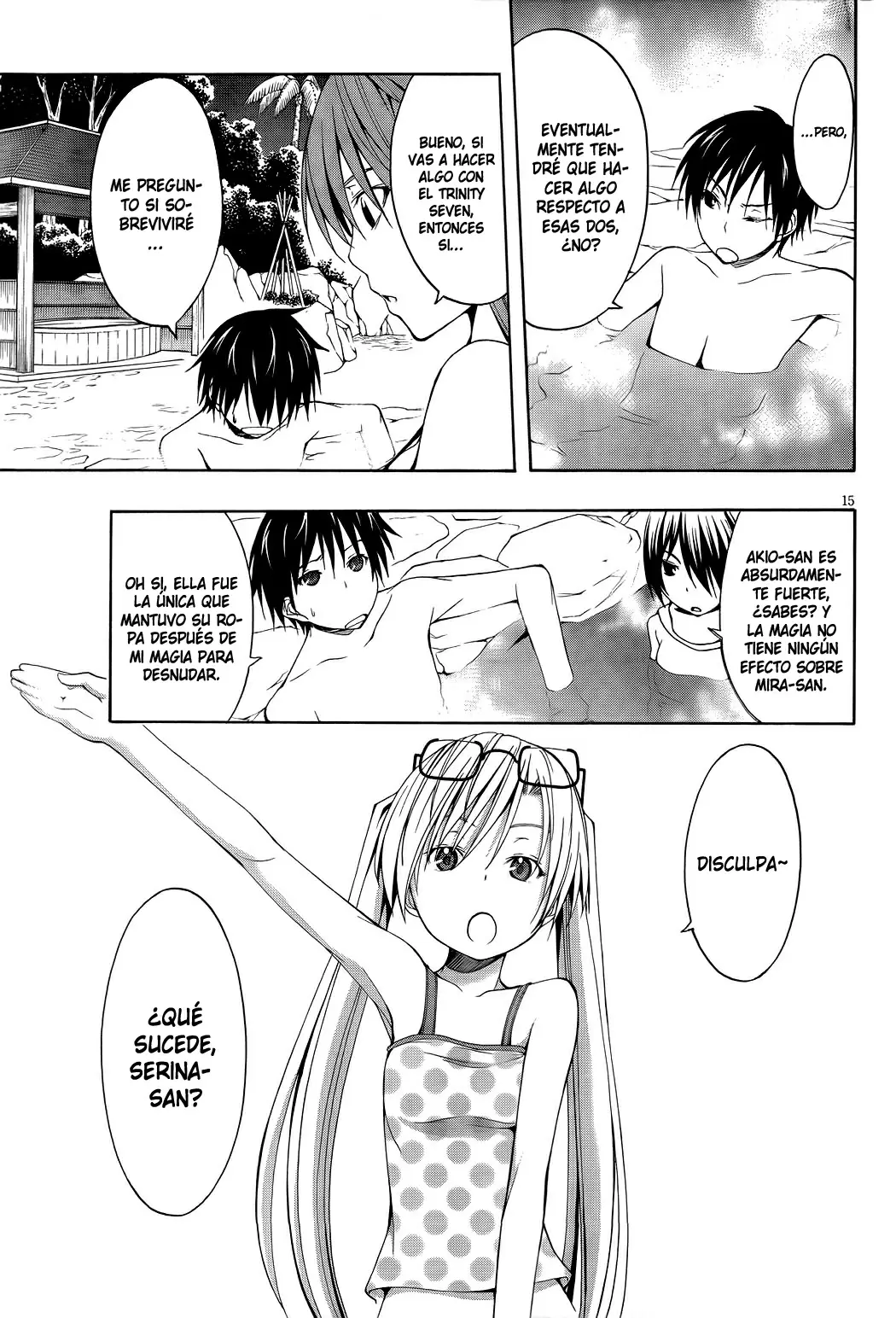 Trinity Seven capítulo 6, página 16