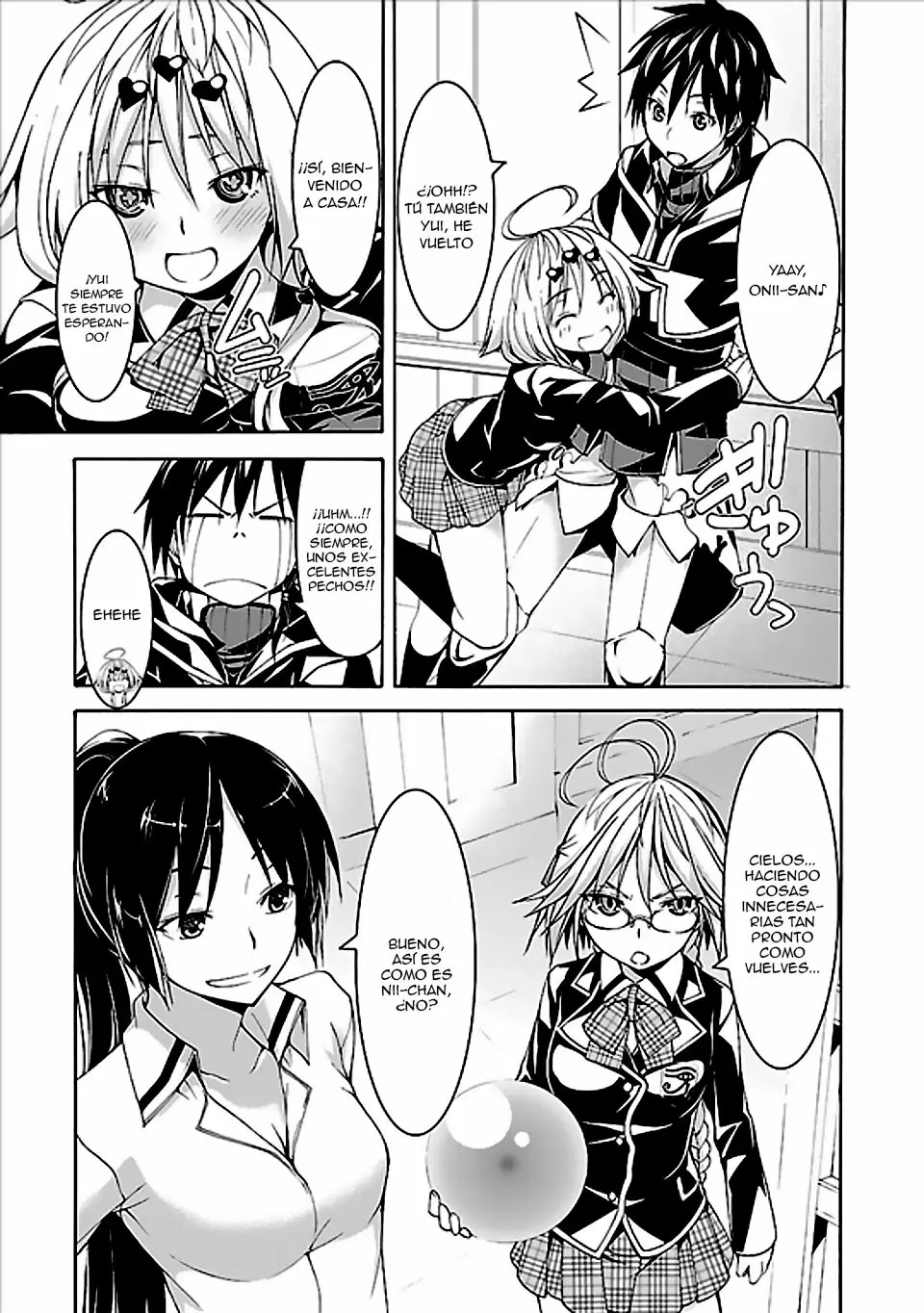 Trinity Seven capítulo 63, página 12