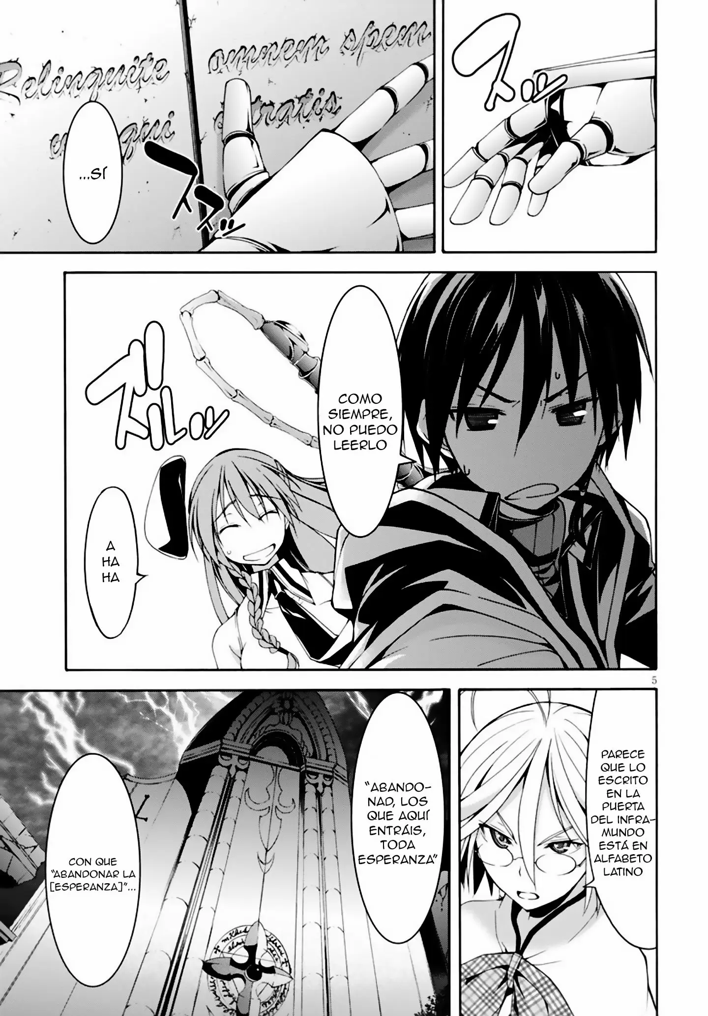 Trinity Seven capítulo 64, página 12