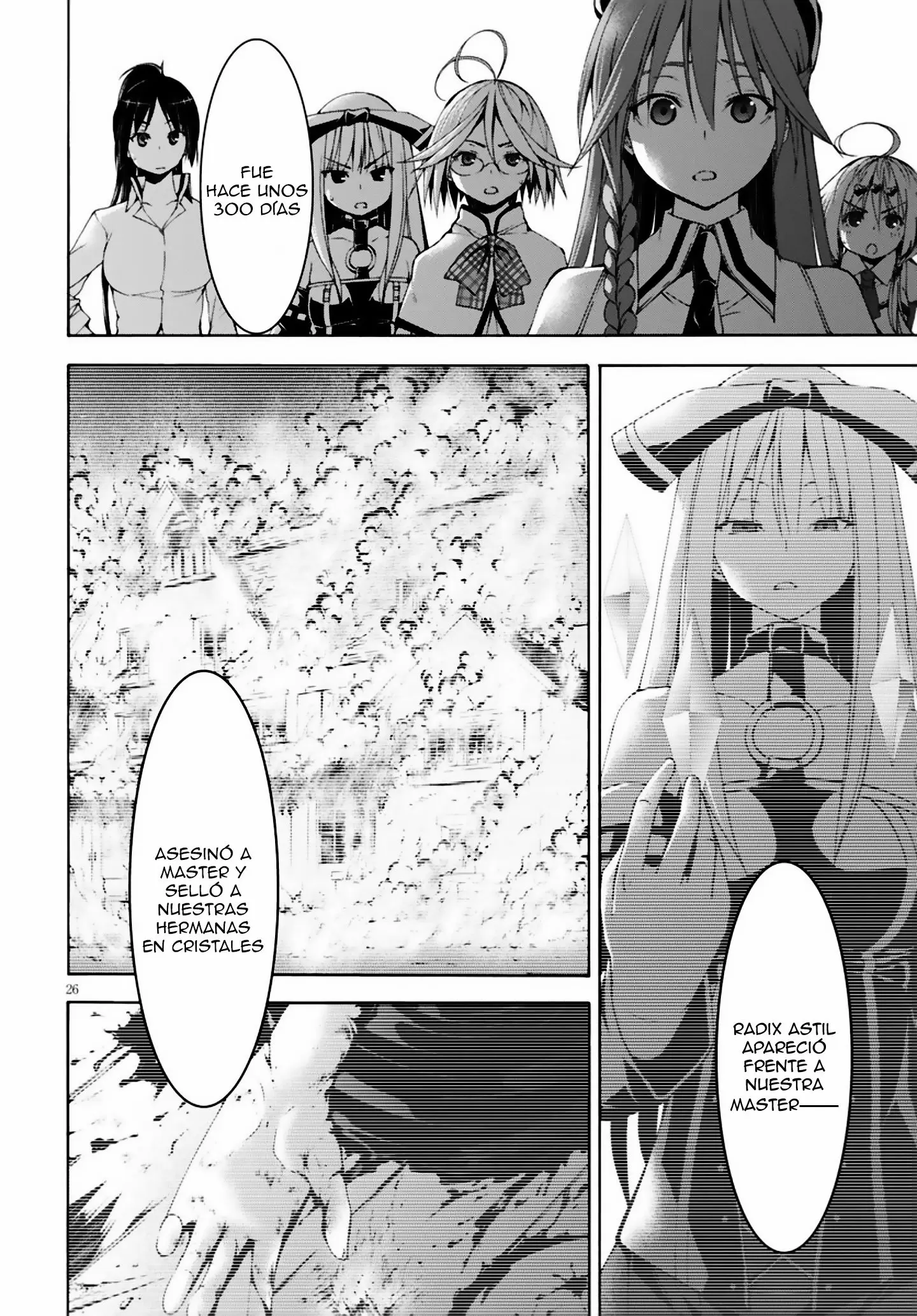 Trinity Seven capítulo 64, página 32