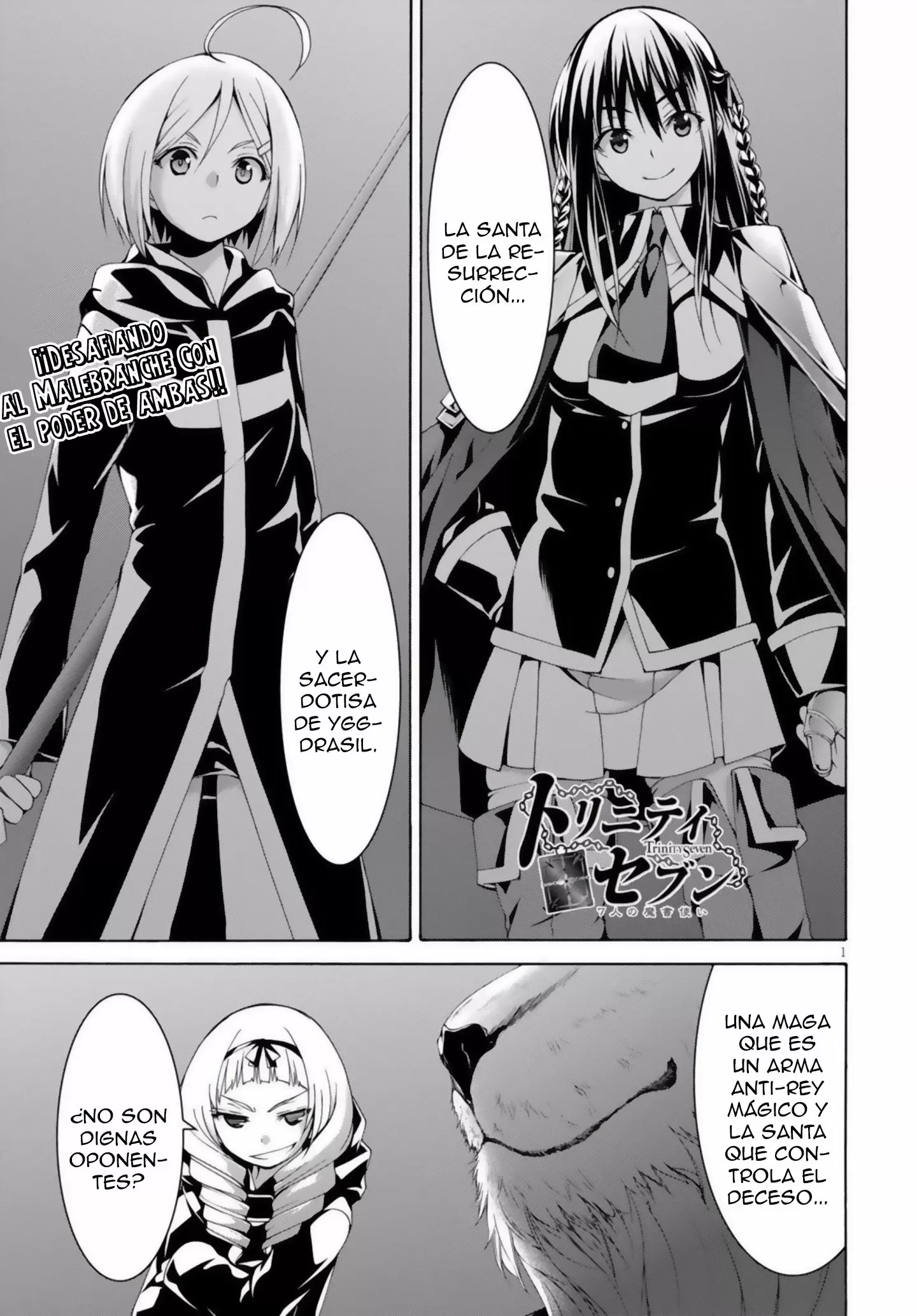 Trinity Seven capítulo 73, página 5