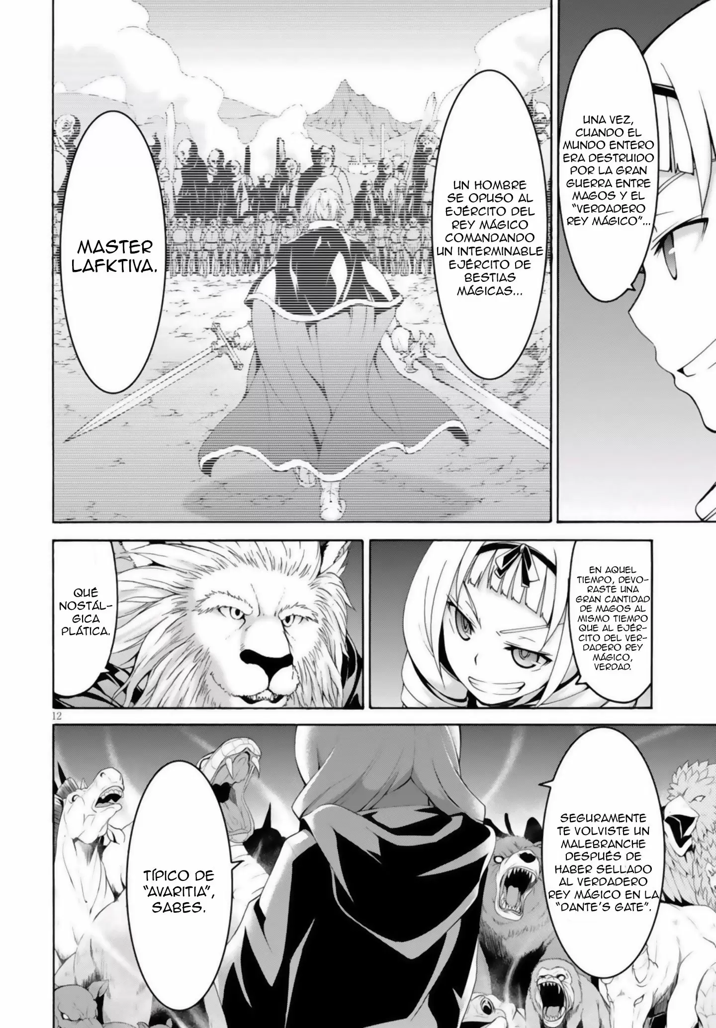 Trinity Seven capítulo 73, página 16