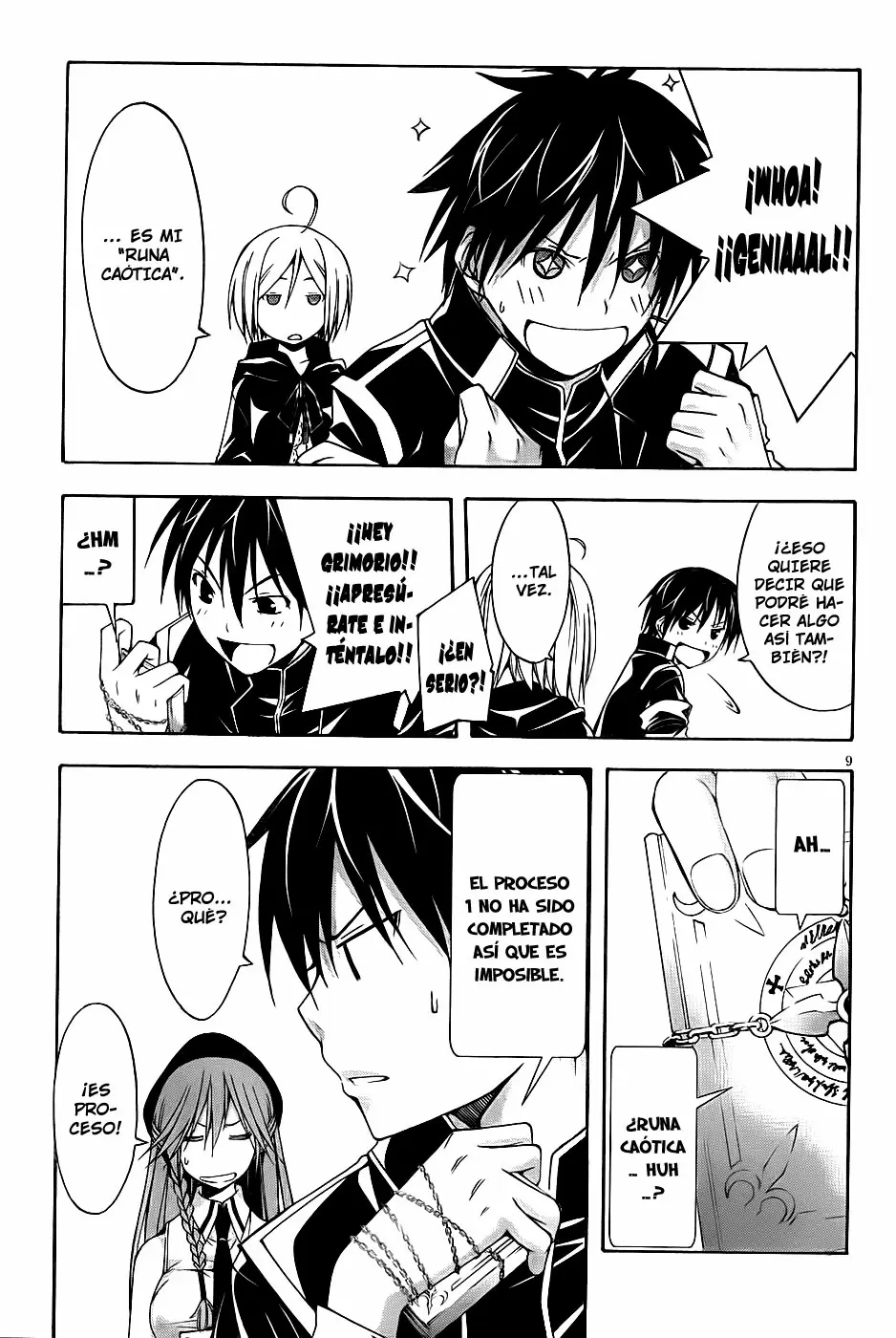 Trinity Seven capítulo 8, página 10