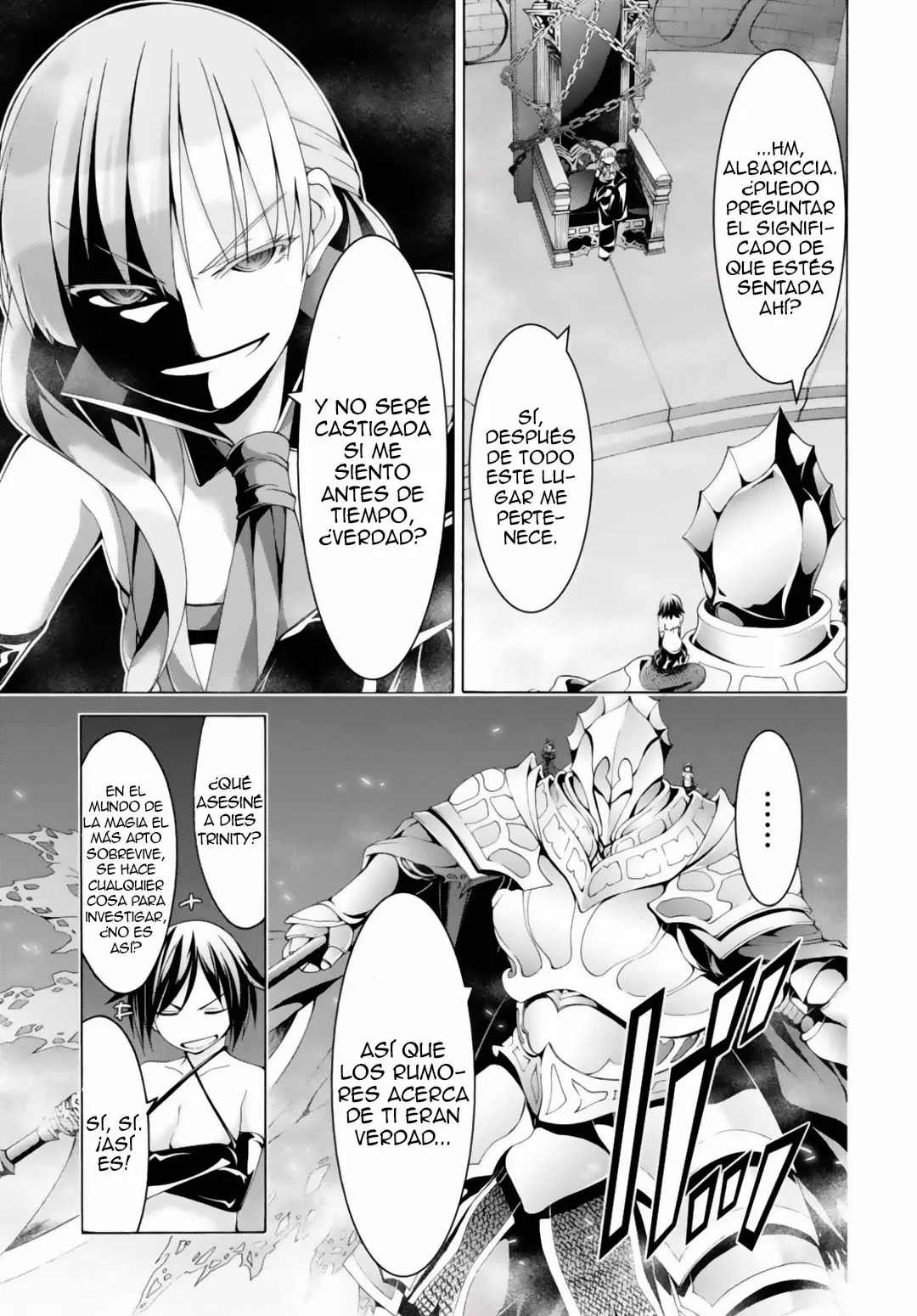 Trinity Seven capítulo 80, página 18