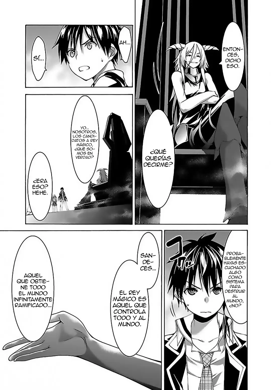 Trinity Seven capítulo 82, página 22
