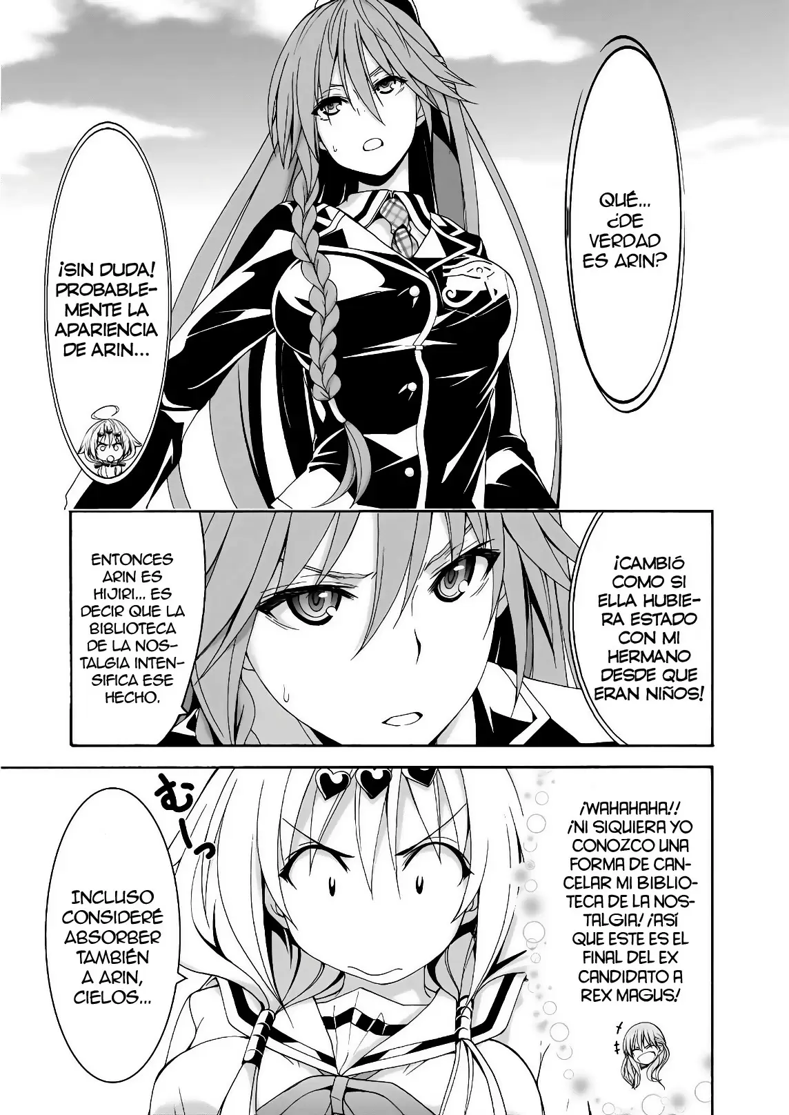 Trinity Seven capítulo 91, página 9