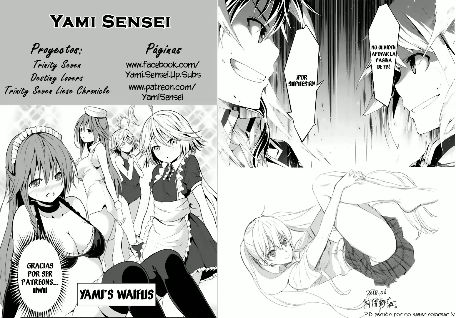 Trinity Seven capítulo 91, página 45