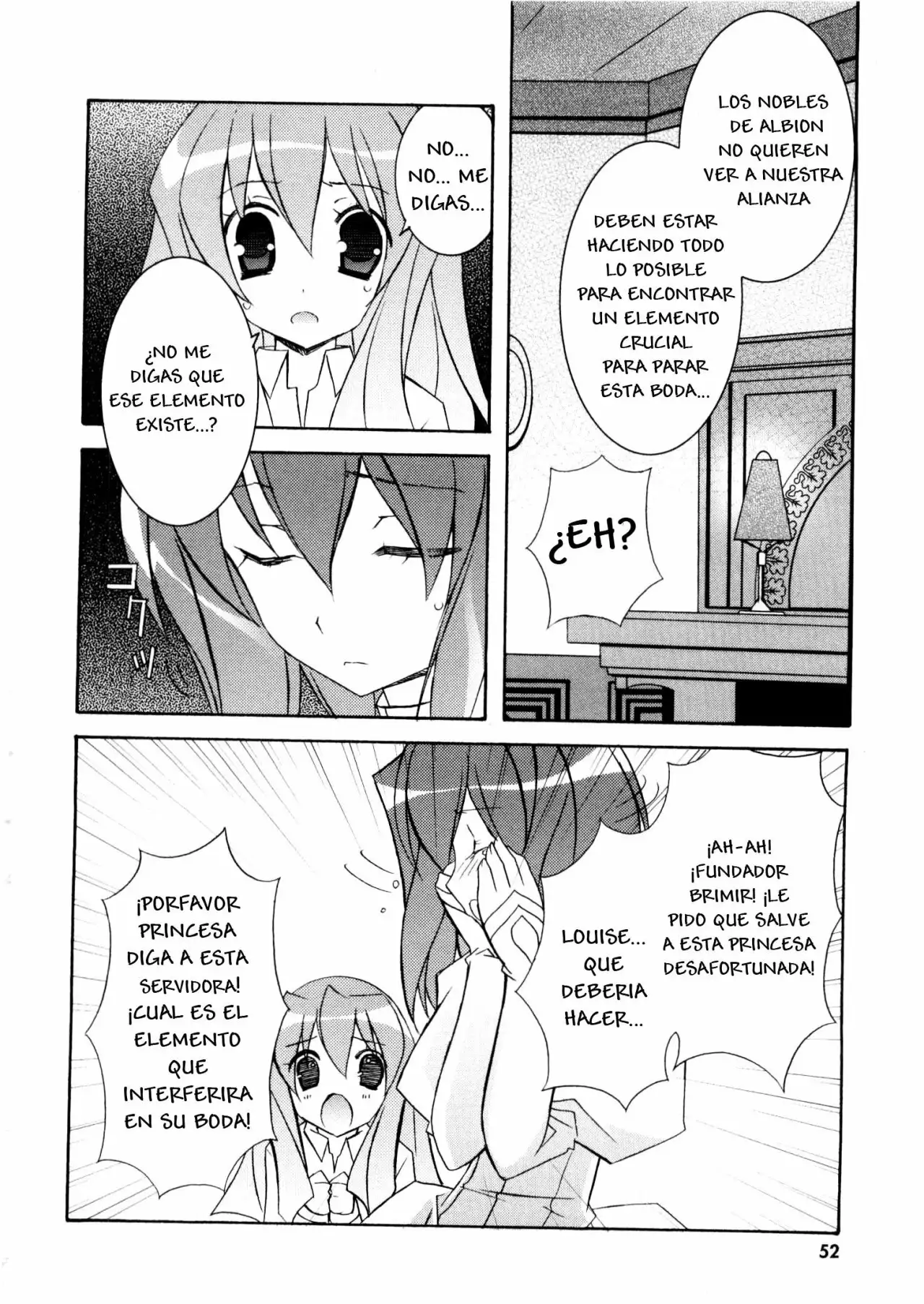 Zero no tsukaima capítulo 13, página 16