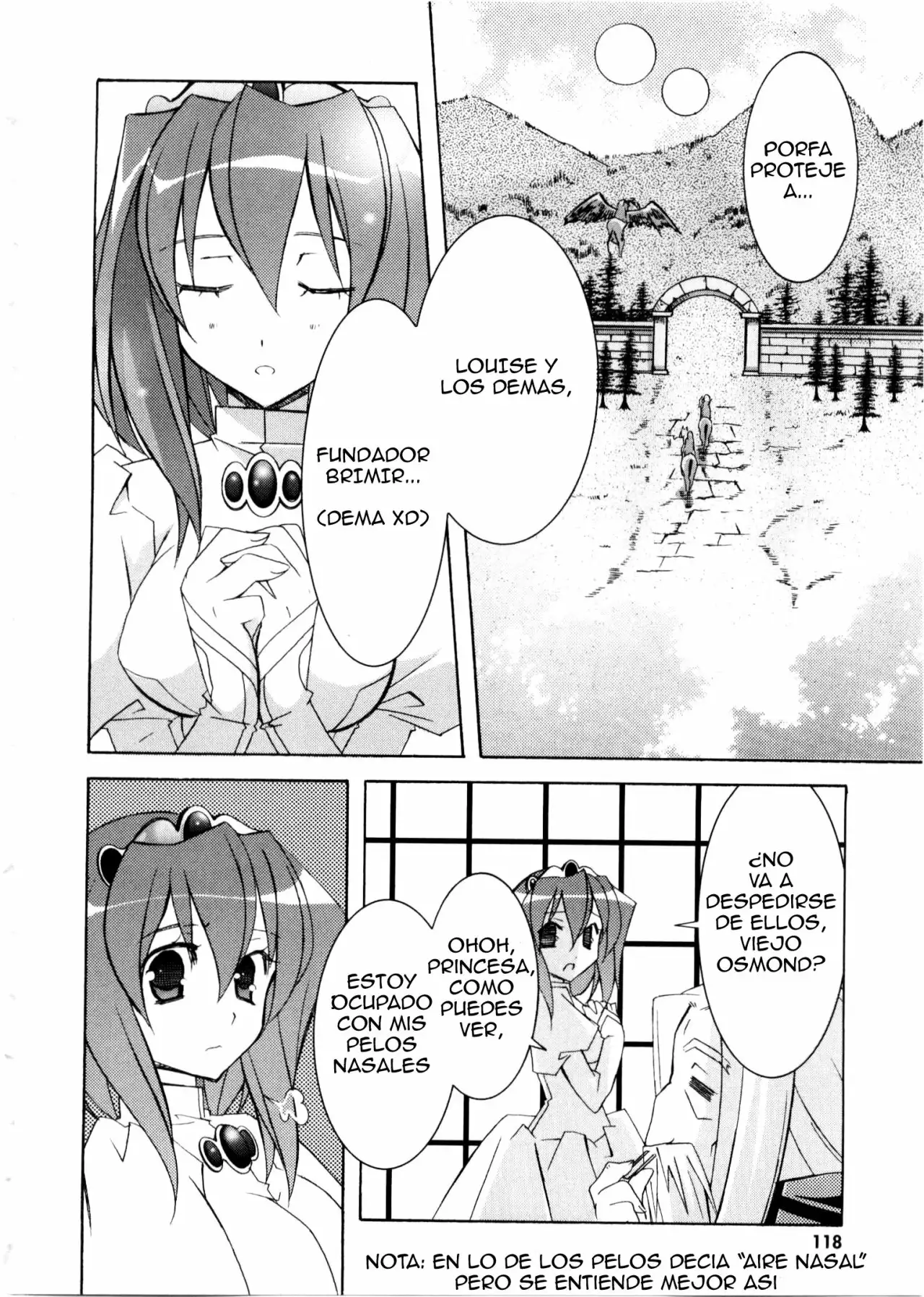 Zero no tsukaima capítulo 15, página 14