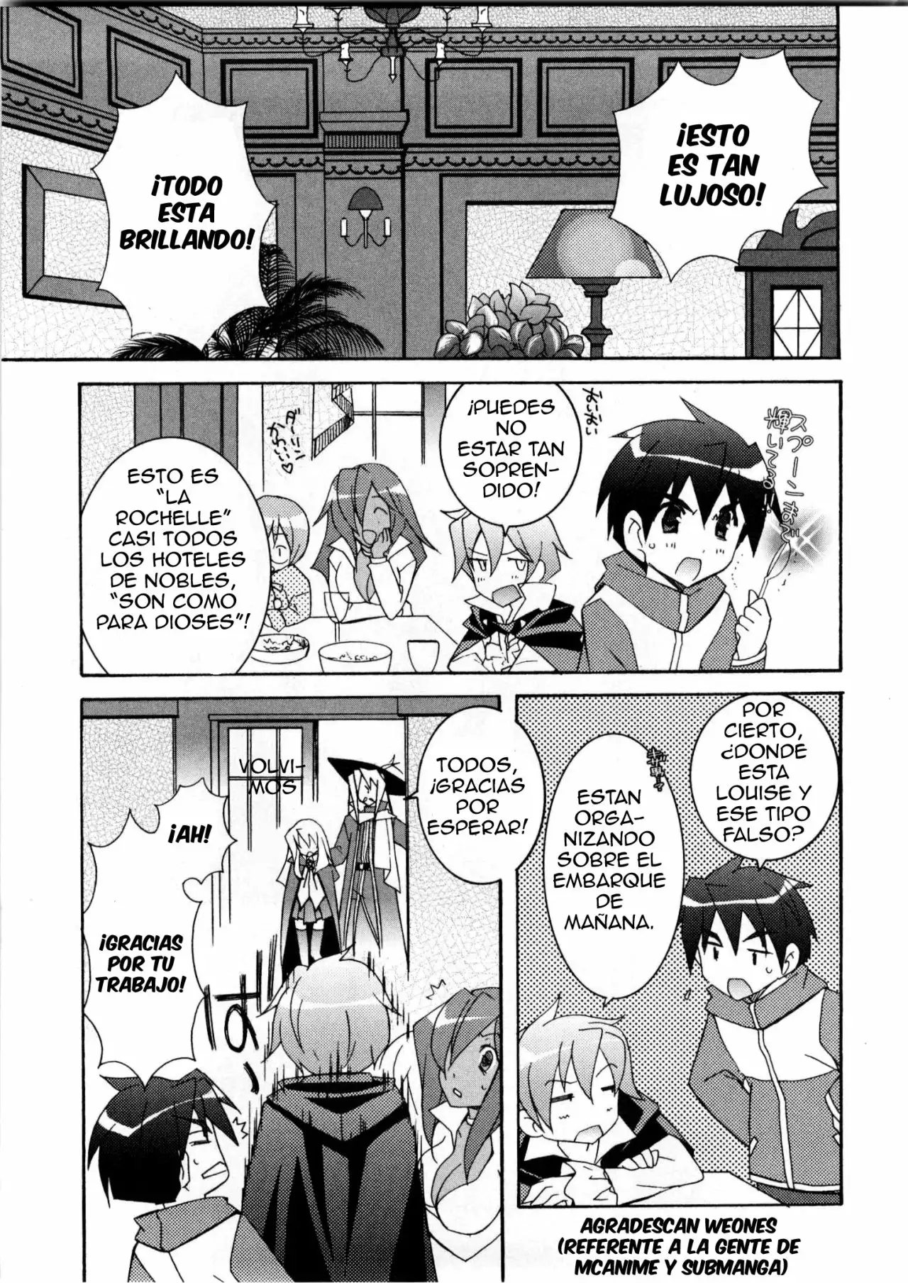 Zero no tsukaima capítulo 16, página 33