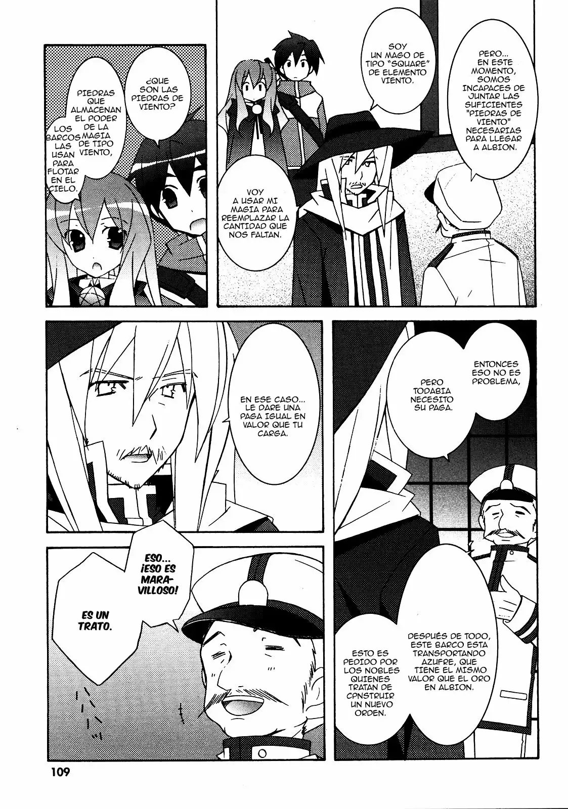 Zero no tsukaima capítulo 20, página 5