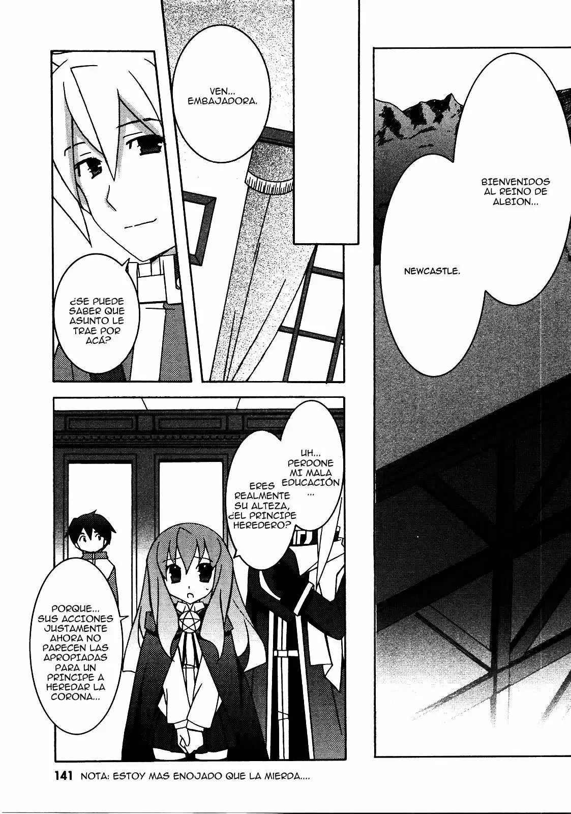 Zero no tsukaima capítulo 21, página 3