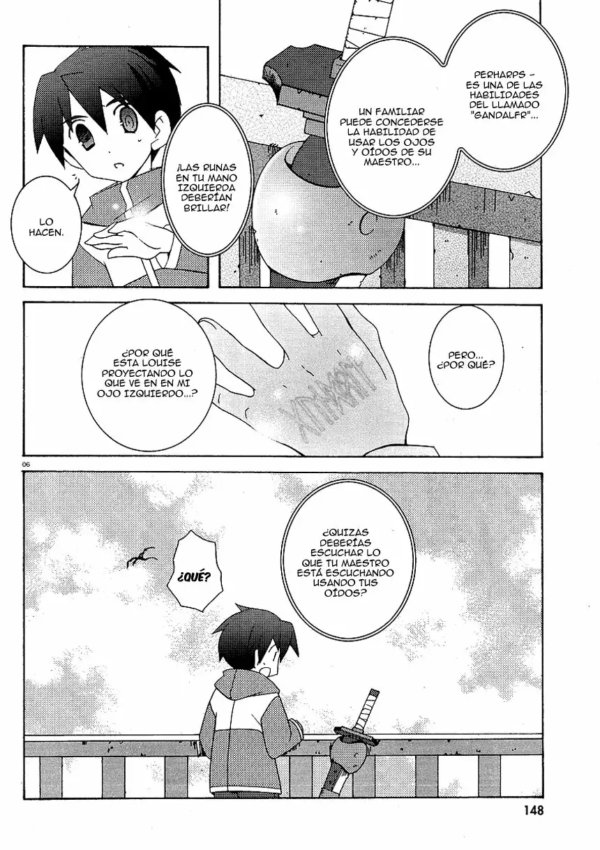 Zero no tsukaima capítulo 22, página 6