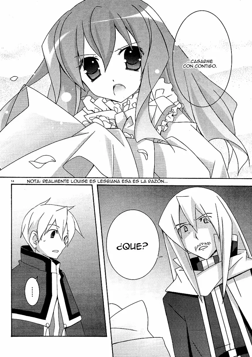 Zero no tsukaima capítulo 22, página 14