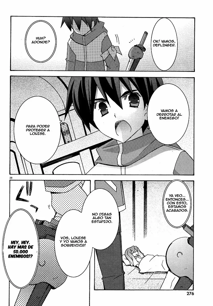 Zero no tsukaima capítulo 23, página 28