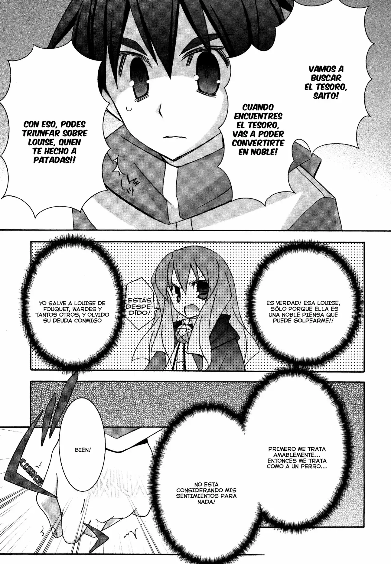 Zero no tsukaima capítulo 28, página 6