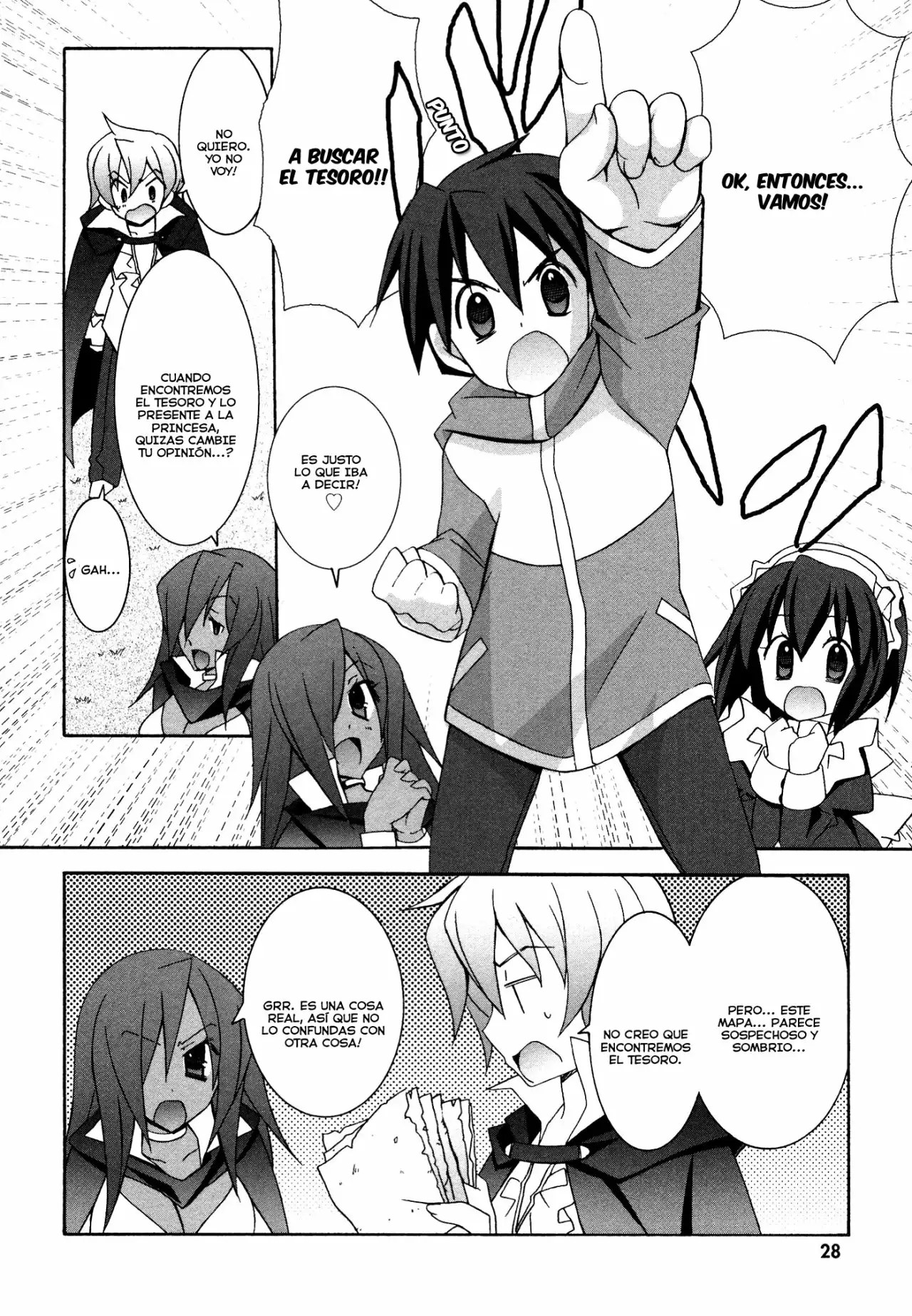 Zero no tsukaima capítulo 28, página 7