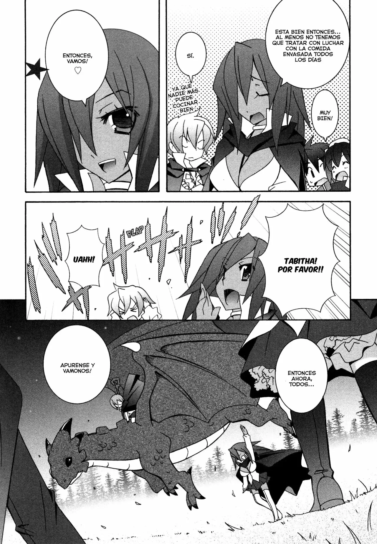 Zero no tsukaima capítulo 28, página 9