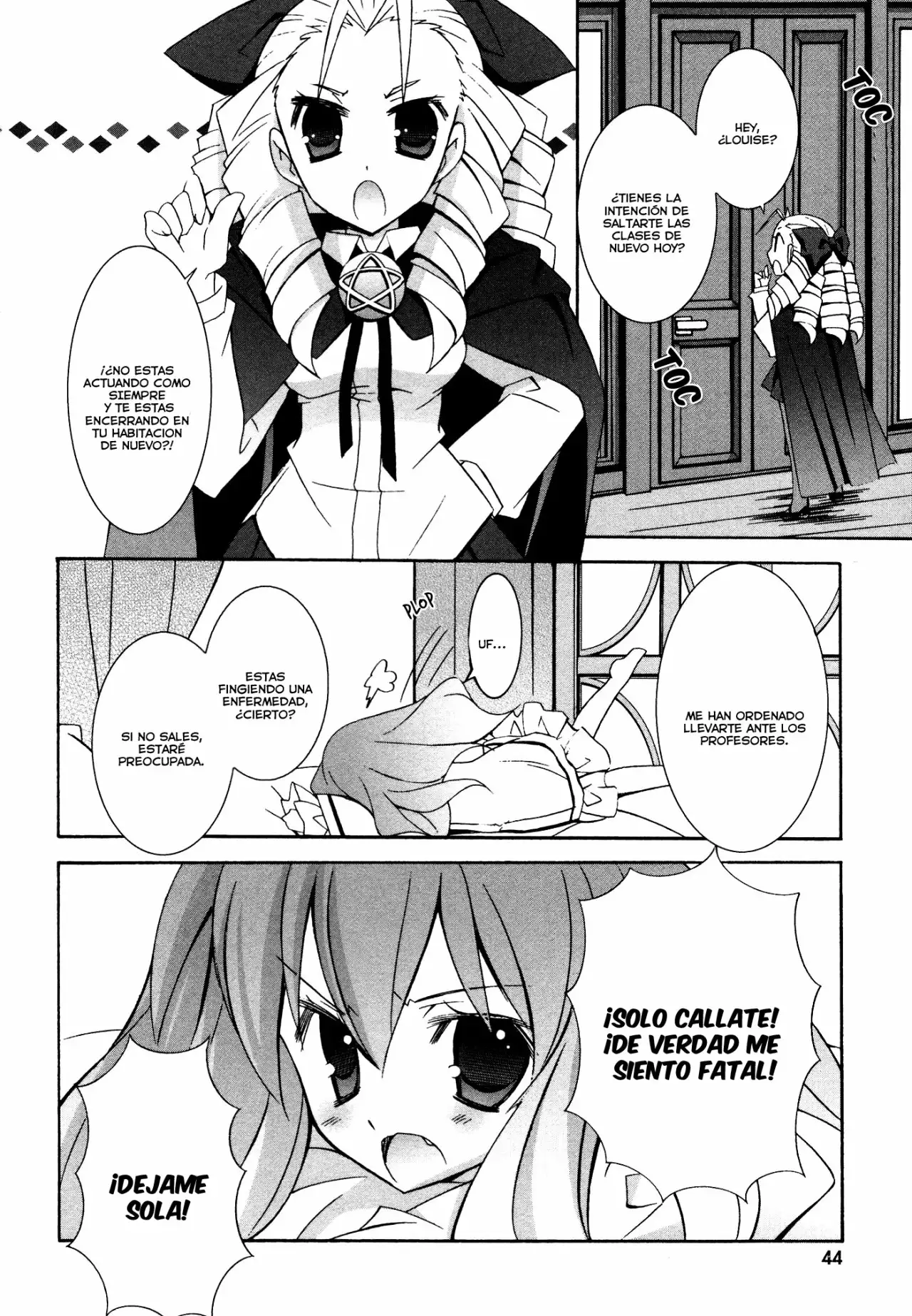 Zero no tsukaima capítulo 29, página 2