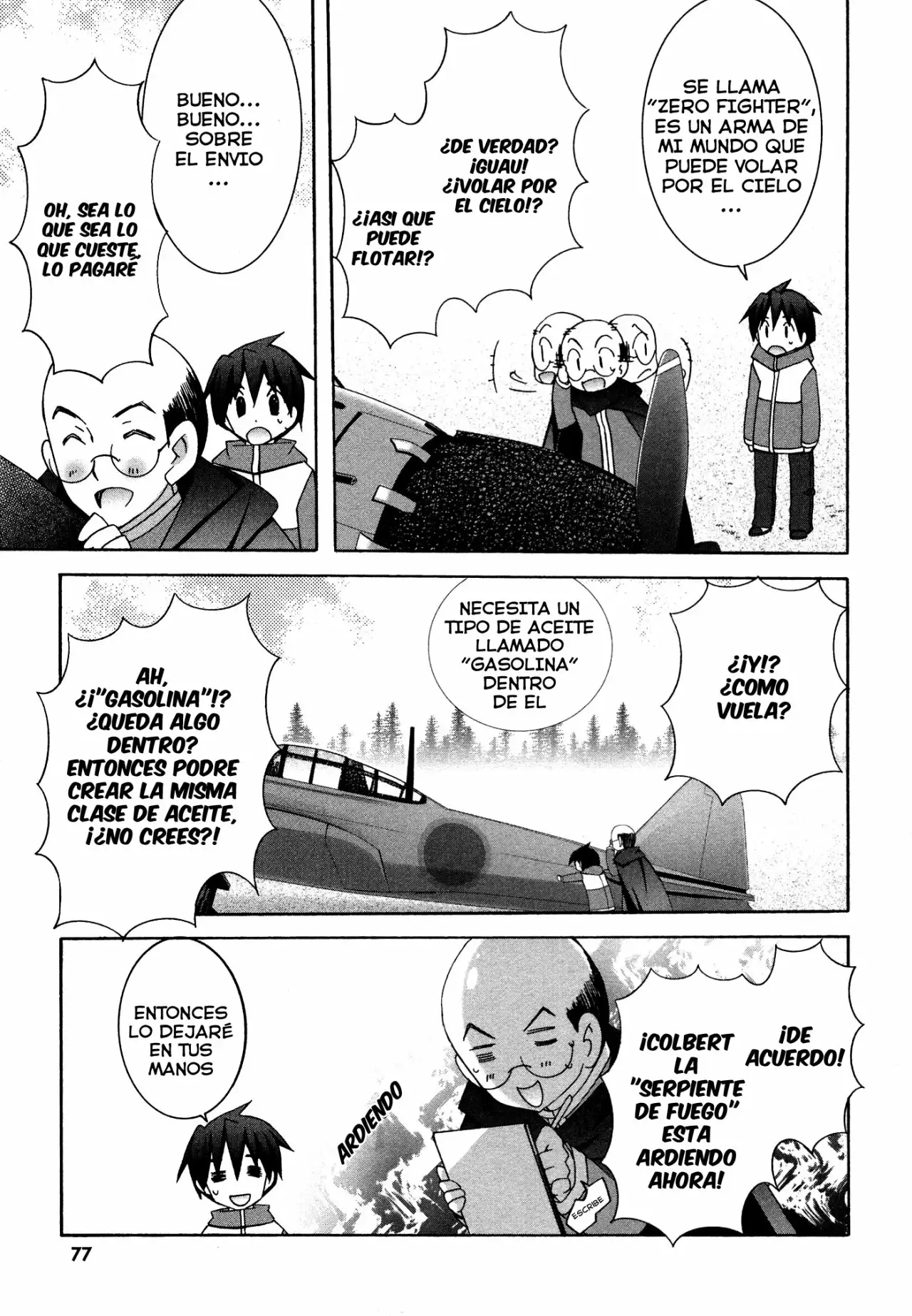 Zero no tsukaima capítulo 30, página 14