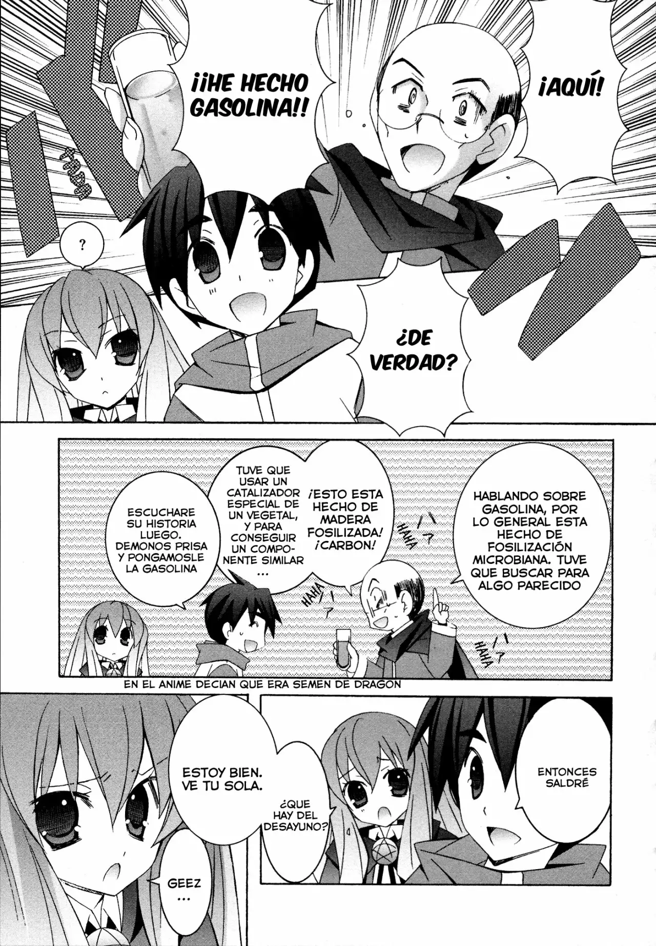 Zero no tsukaima capítulo 31, página 5