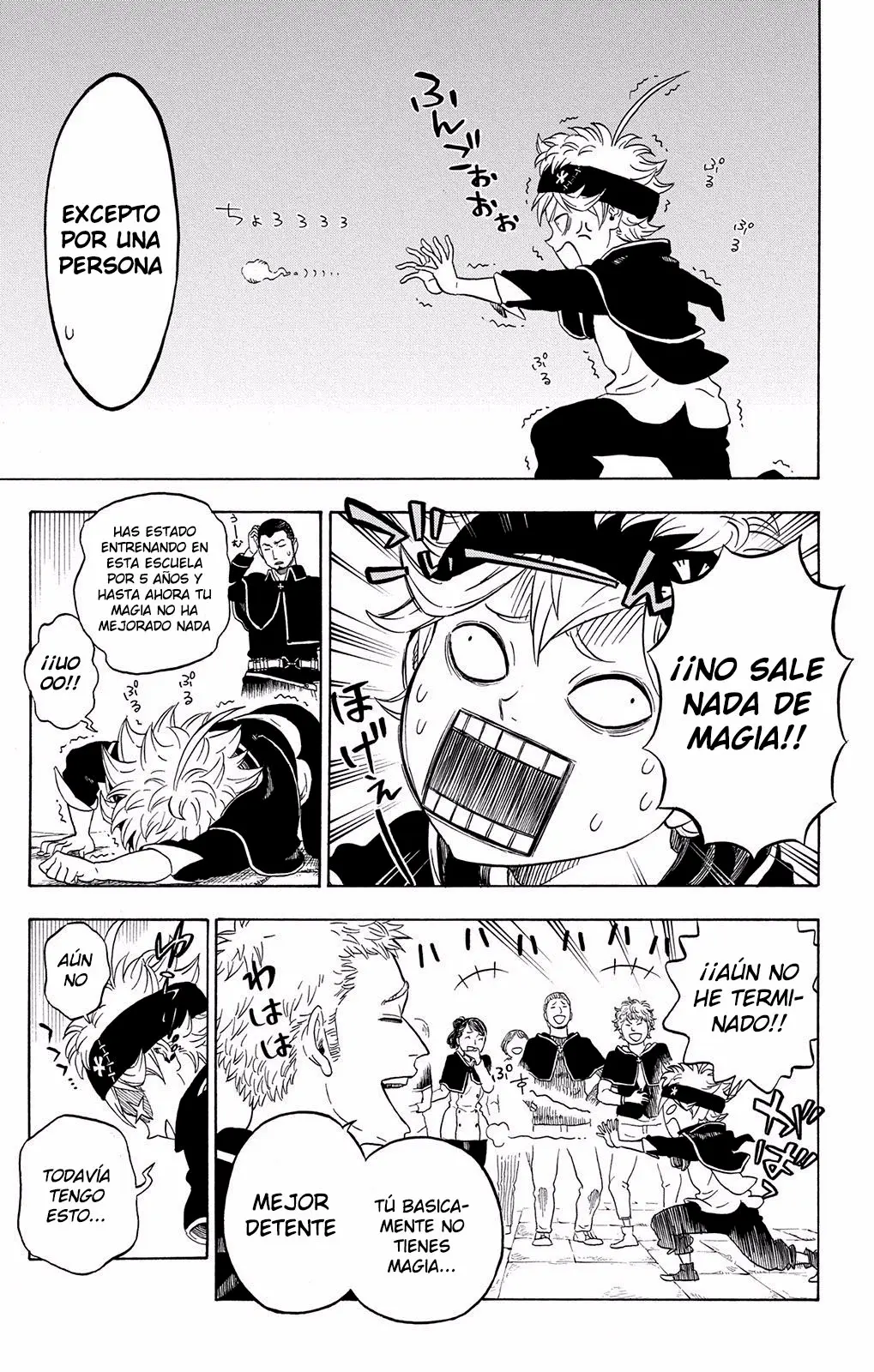 Black Clover (Pre-Serialization) capítulo 0, página 8