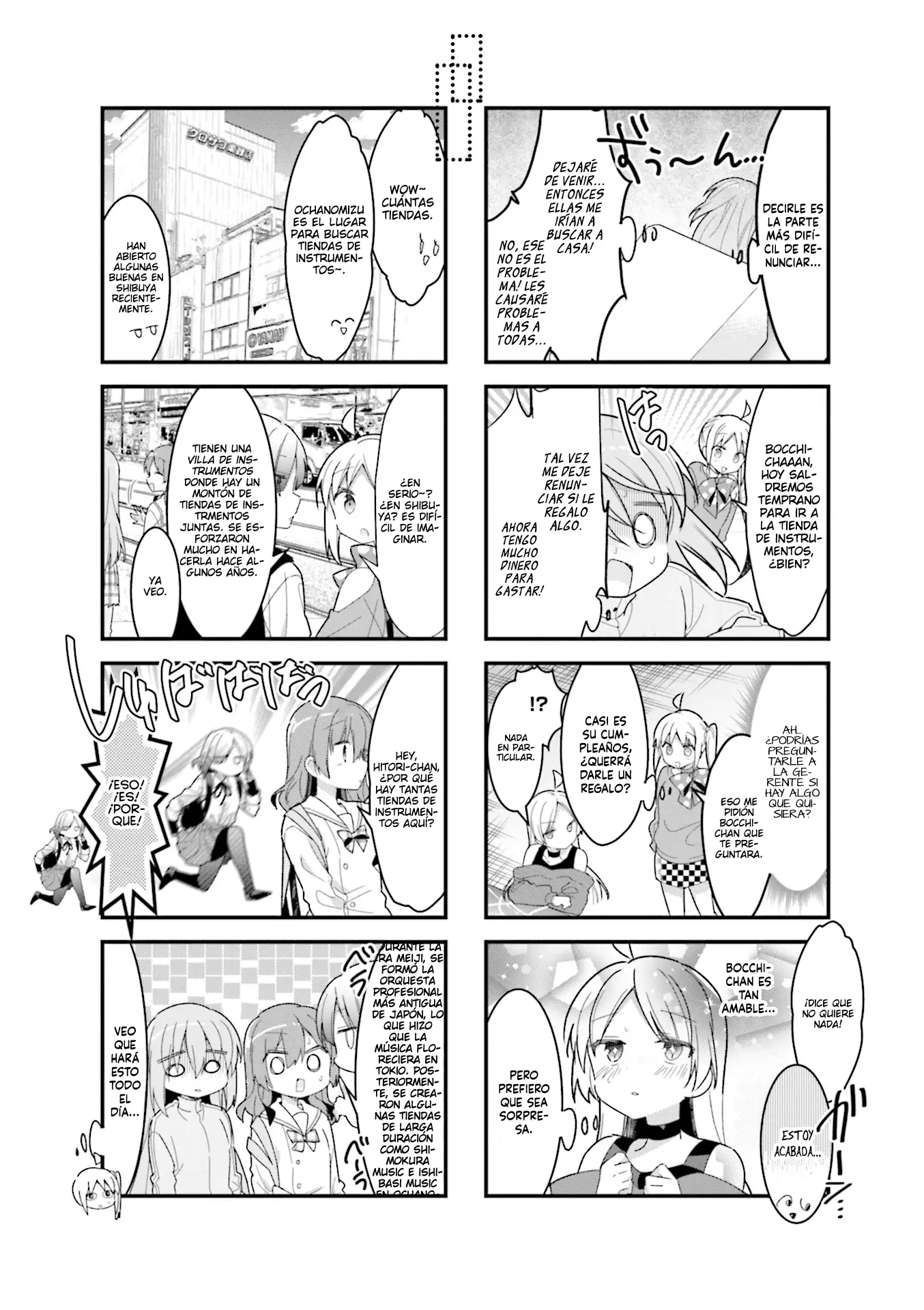 Bocchi The Rock! capítulo 21, página 4