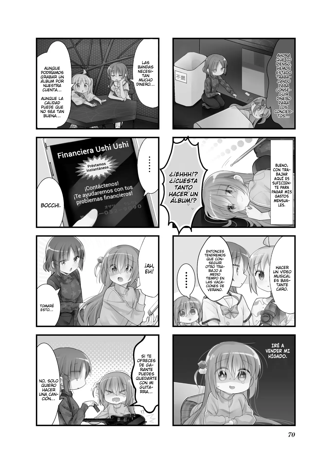 Bocchi The Rock! capítulo 8, página 2