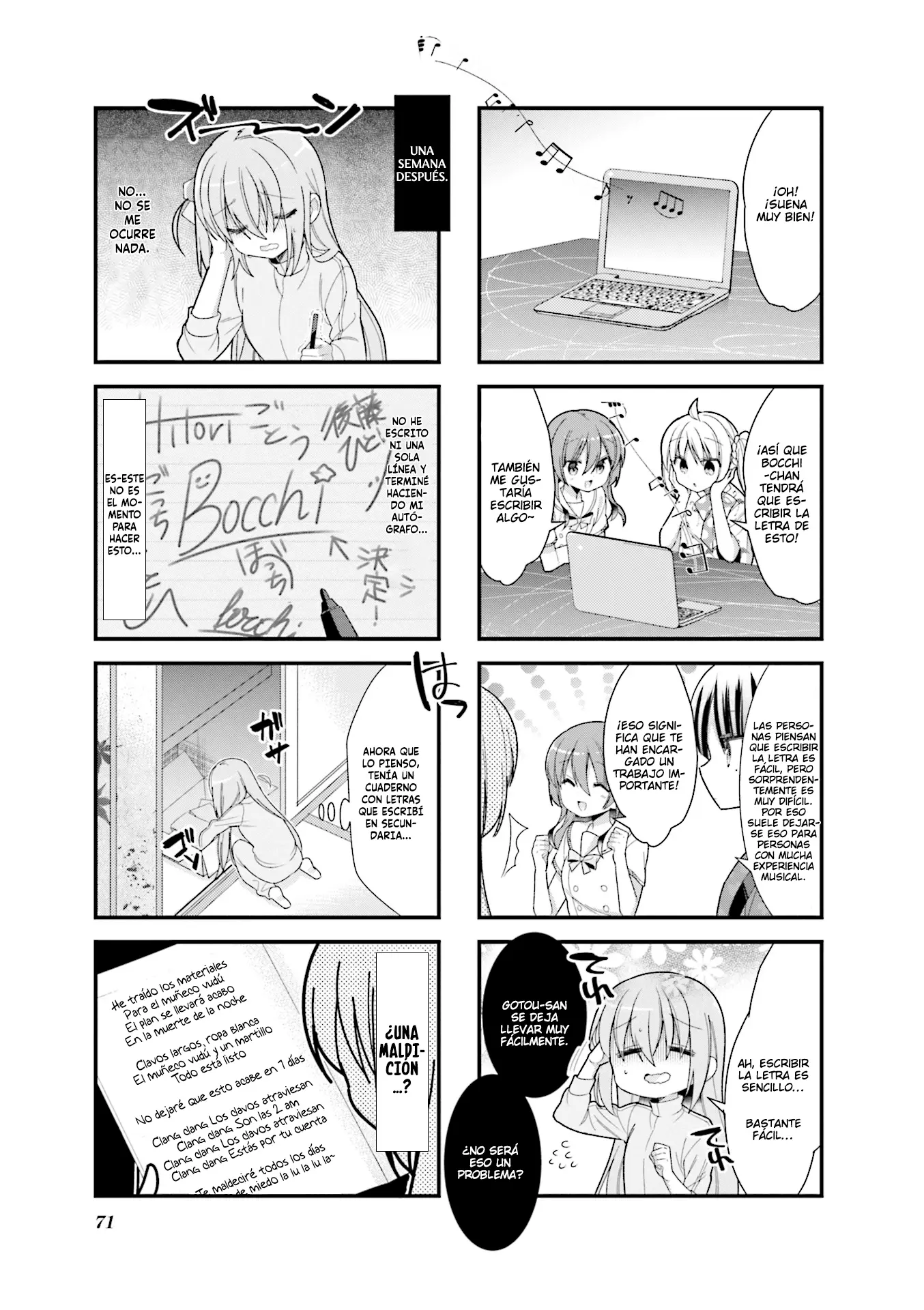 Bocchi The Rock! capítulo 8, página 3
