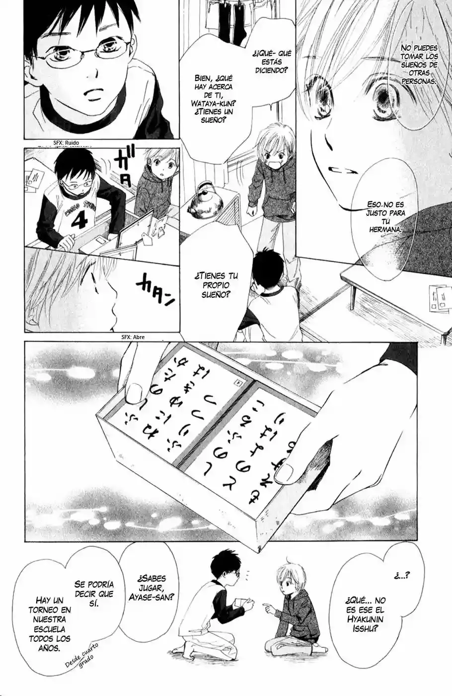Chihayafuru capítulo 1, página 20