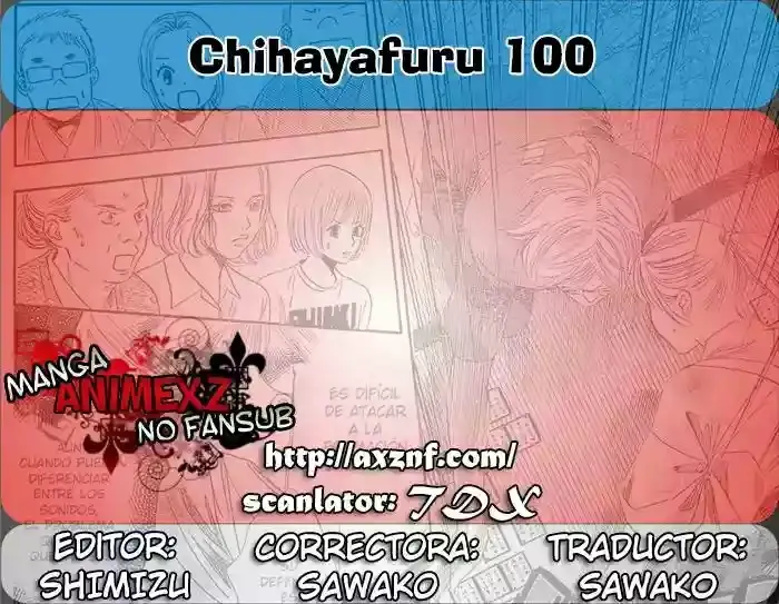 Chihayafuru capítulo 100, página 1