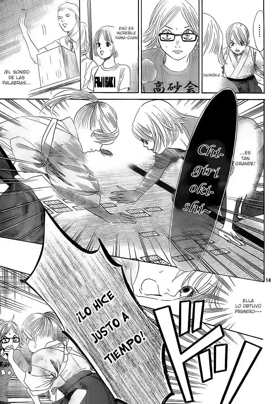Chihayafuru capítulo 100, página 16