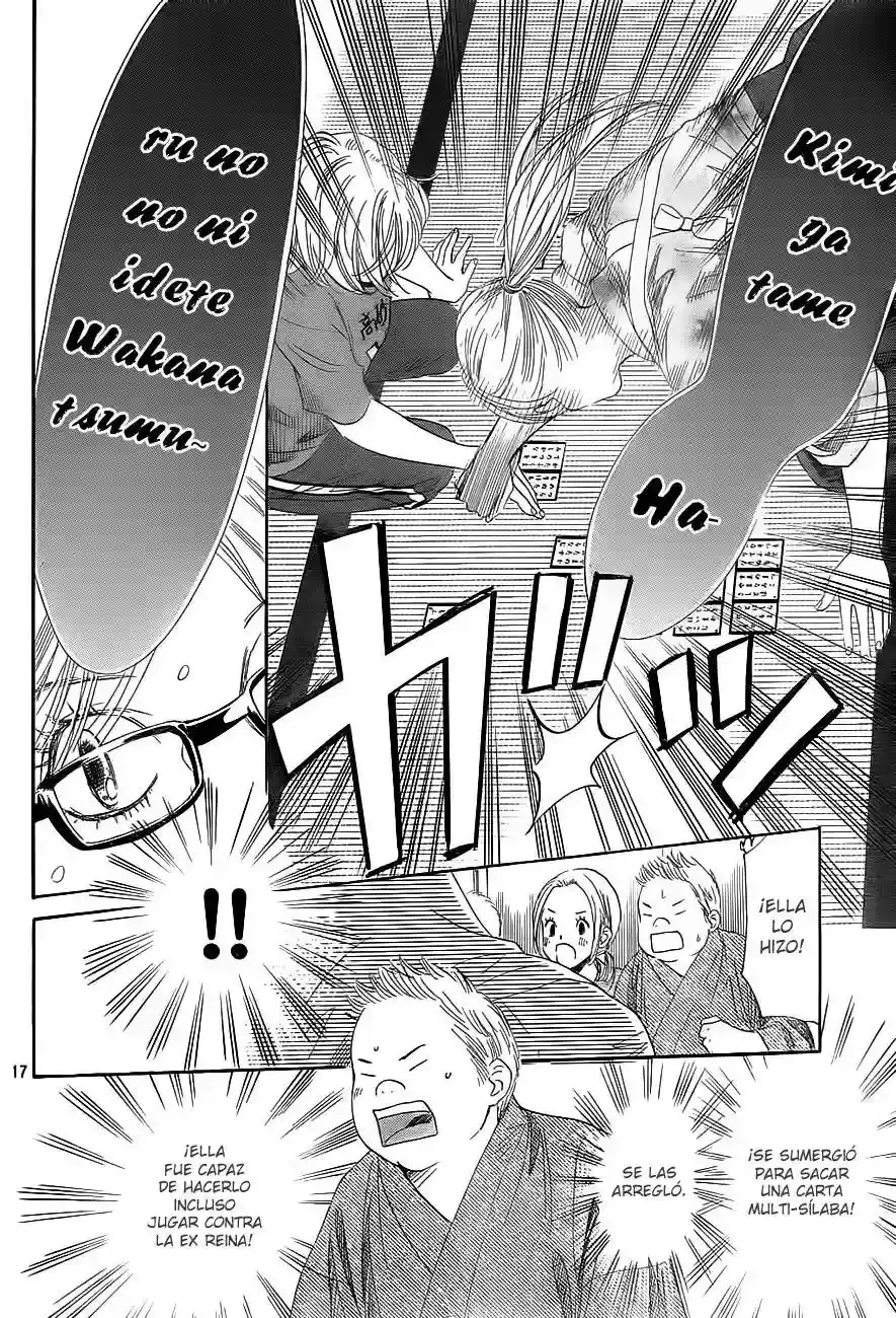 Chihayafuru capítulo 100, página 19