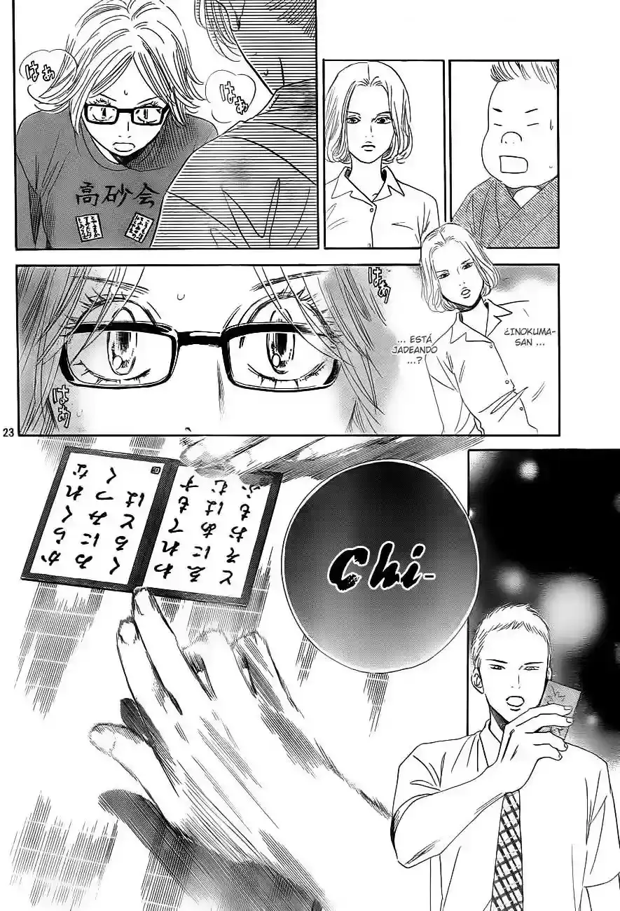 Chihayafuru capítulo 100, página 25