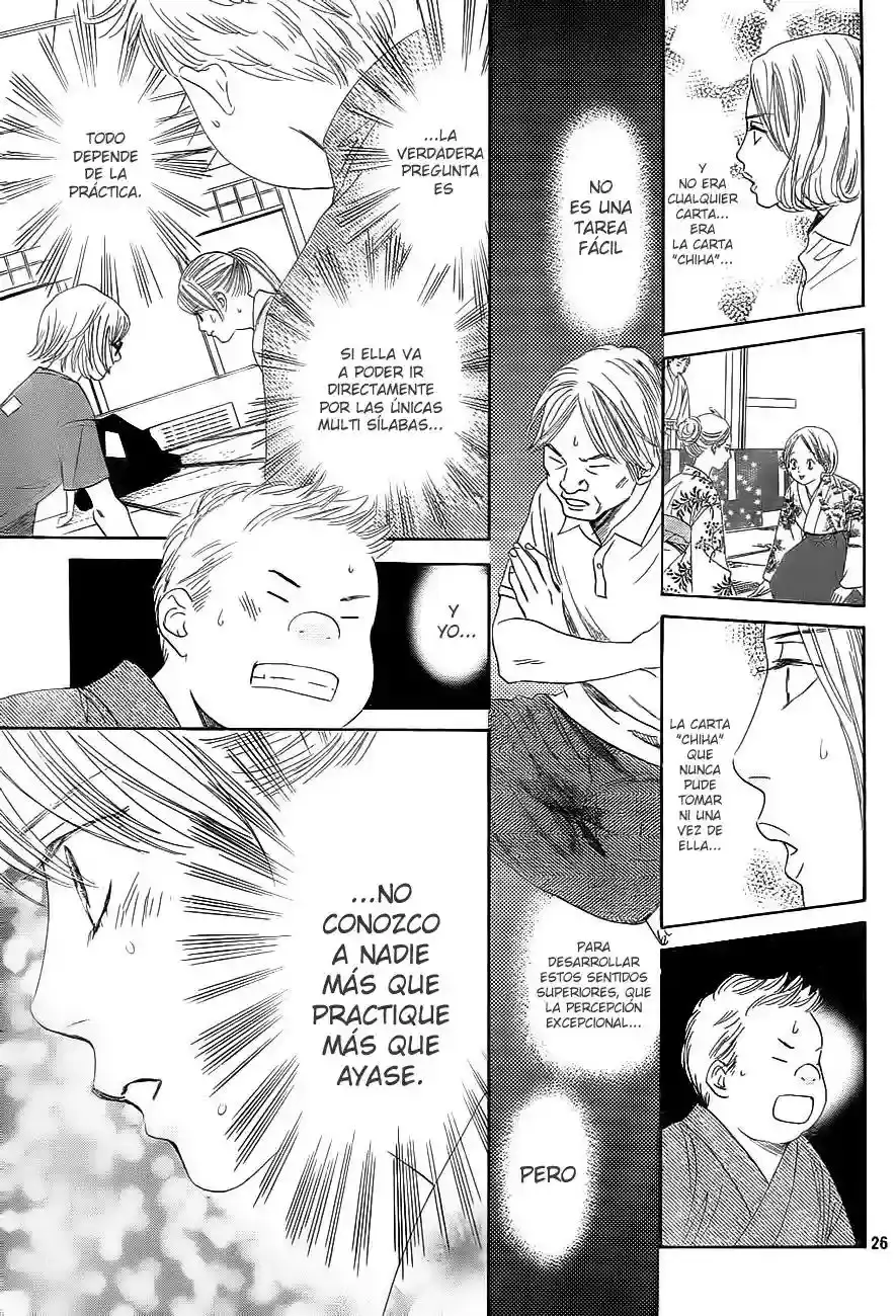 Chihayafuru capítulo 100, página 28