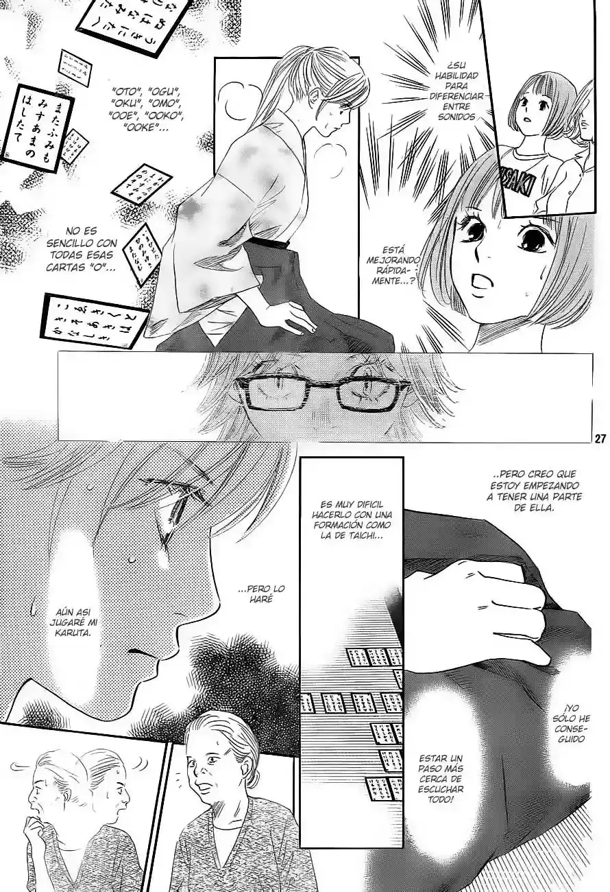Chihayafuru capítulo 103, página 27