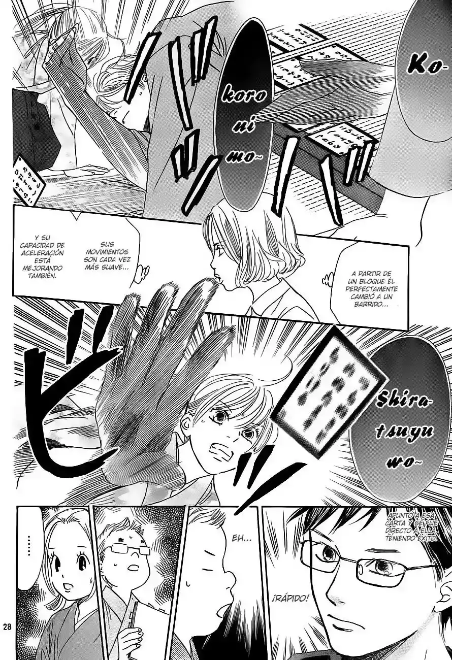 Chihayafuru capítulo 103, página 28