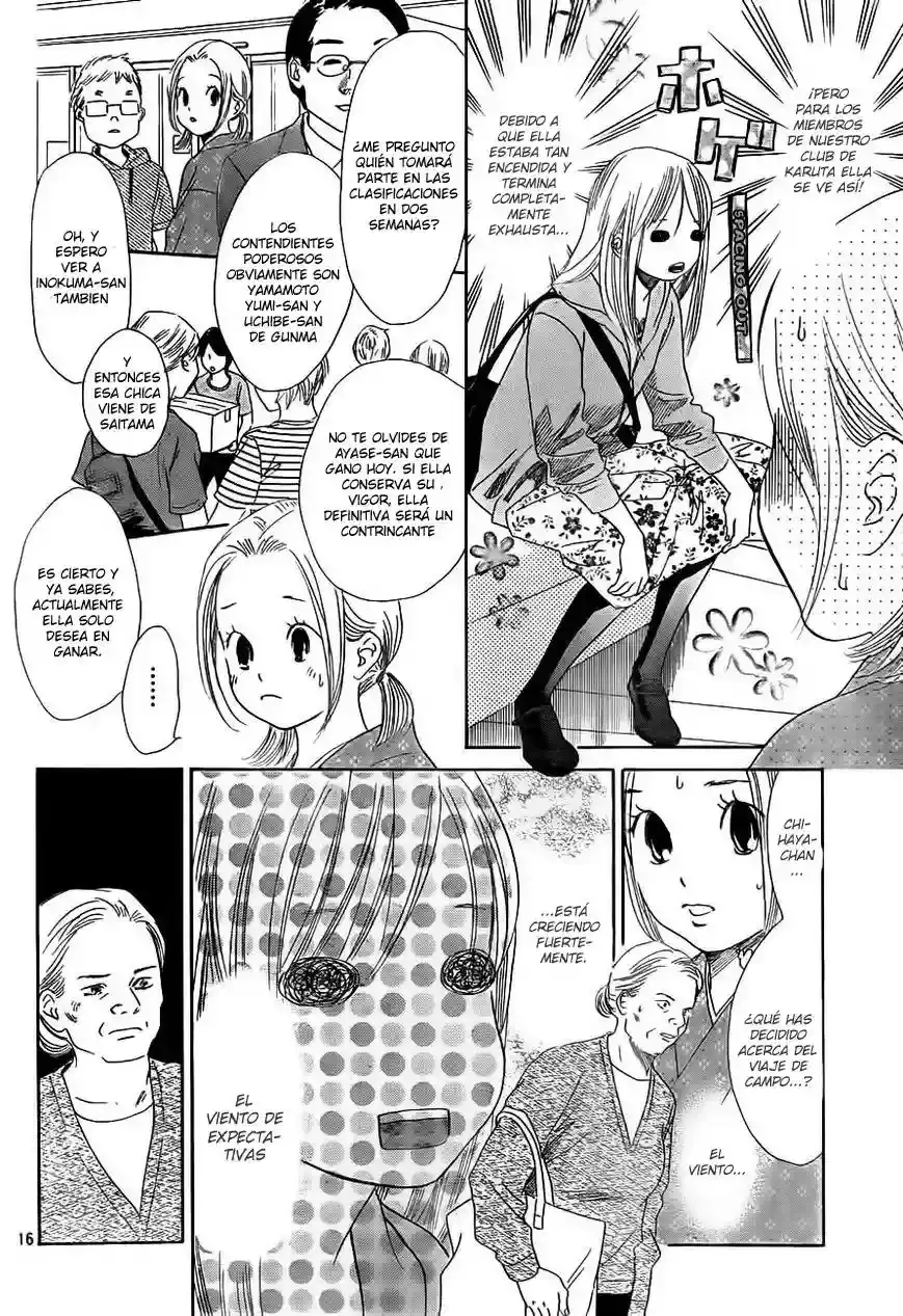 Chihayafuru capítulo 105, página 17