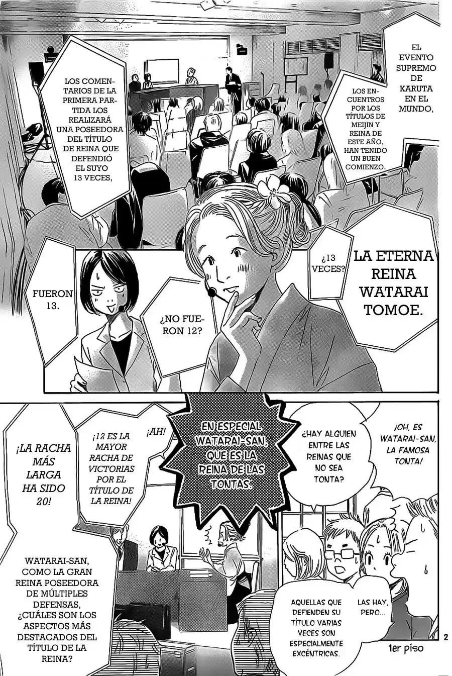 Chihayafuru capítulo 125, página 3