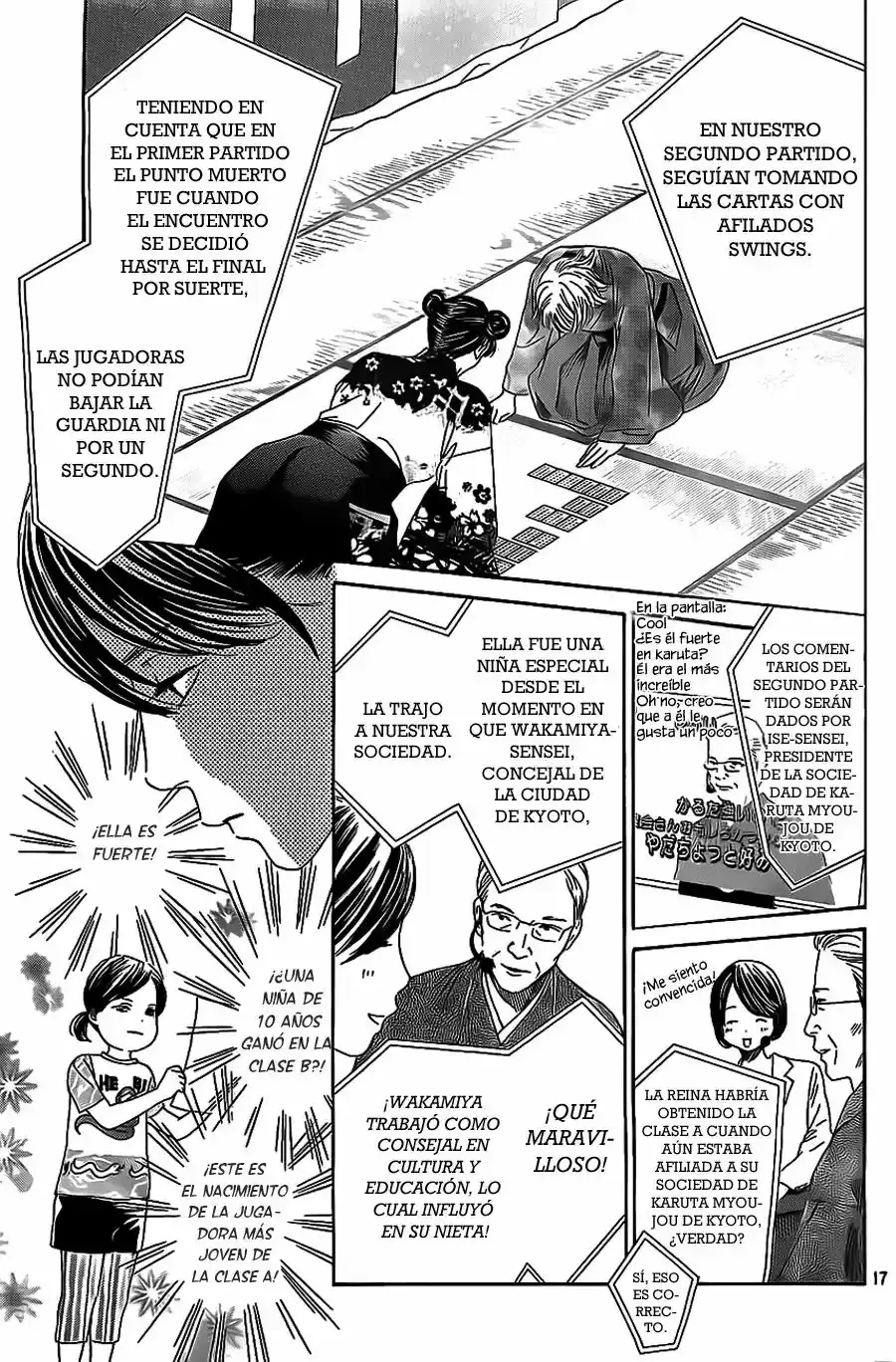 Chihayafuru capítulo 126, página 18