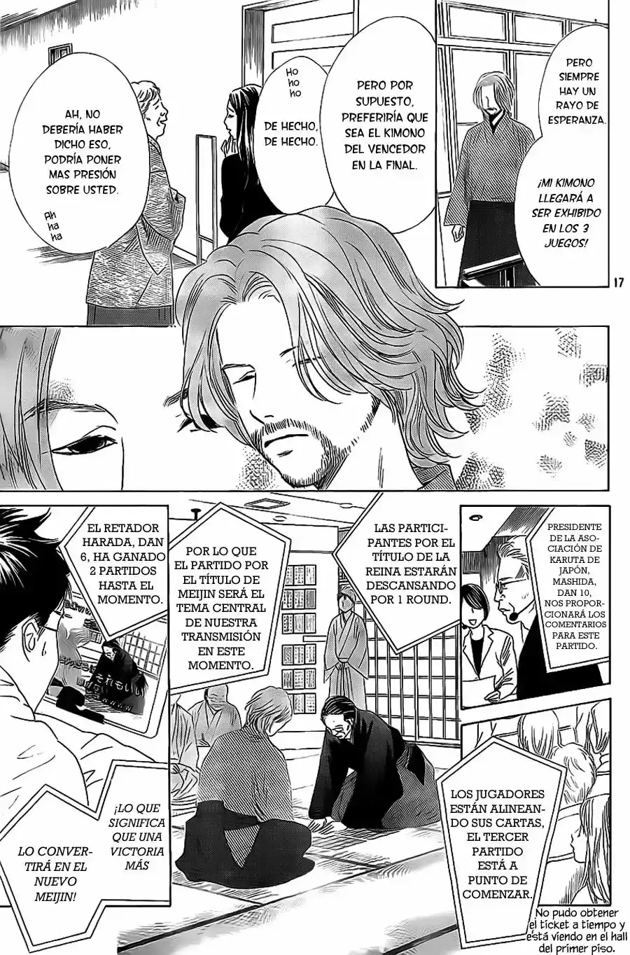 Chihayafuru capítulo 127, página 18