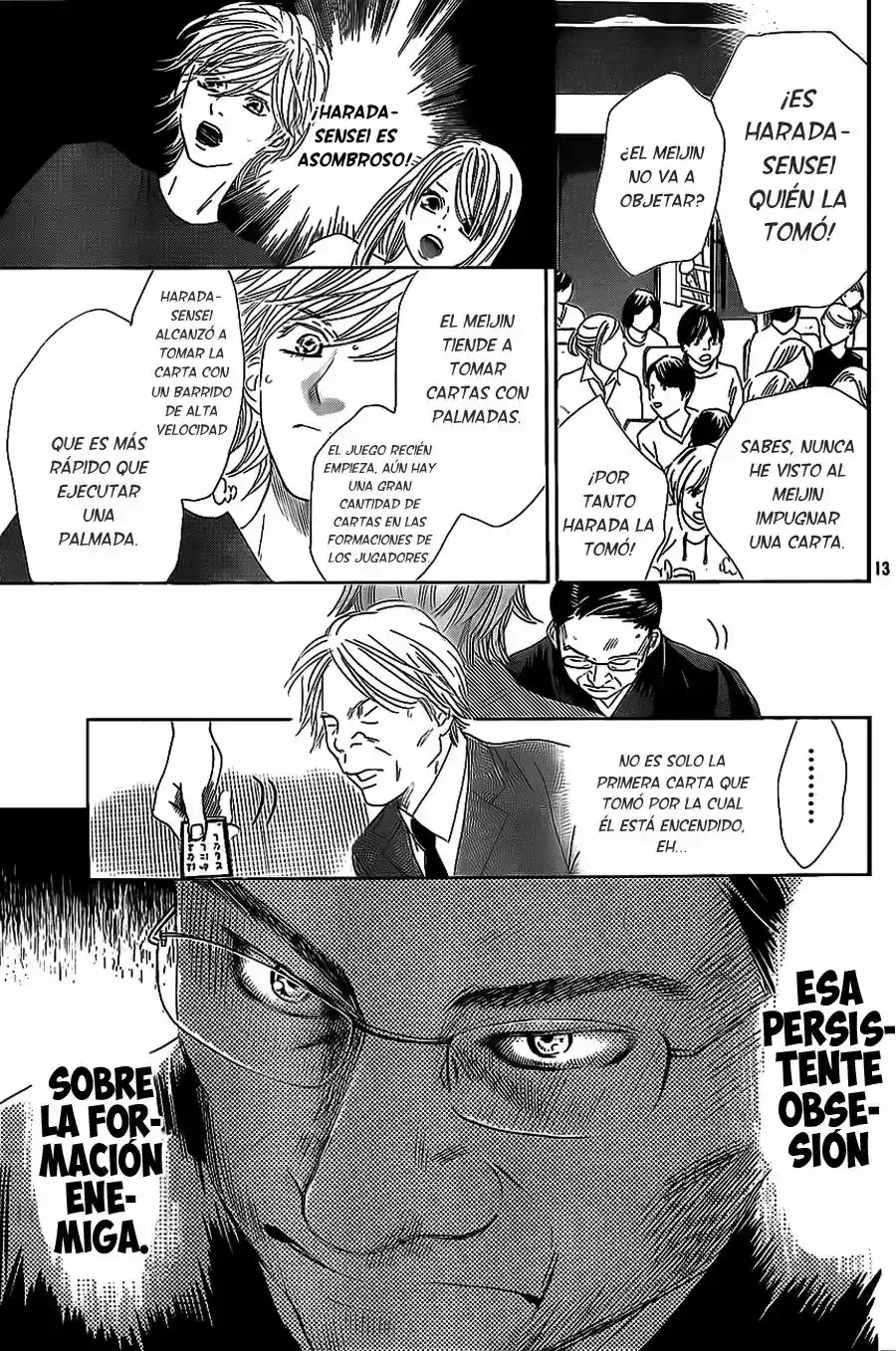 Chihayafuru capítulo 128, página 13