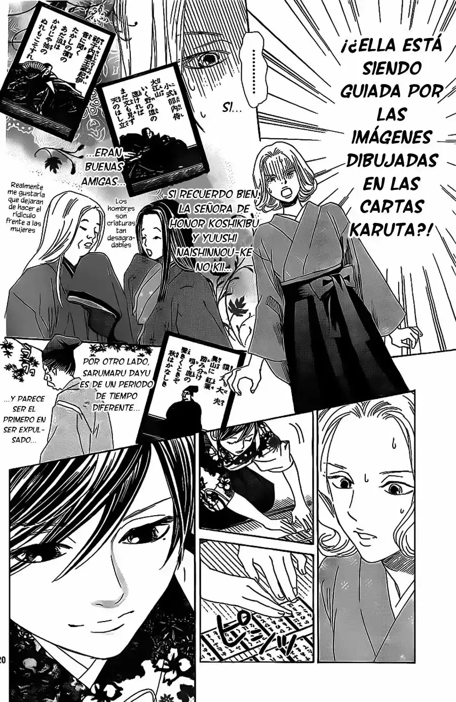 Chihayafuru capítulo 128, página 20