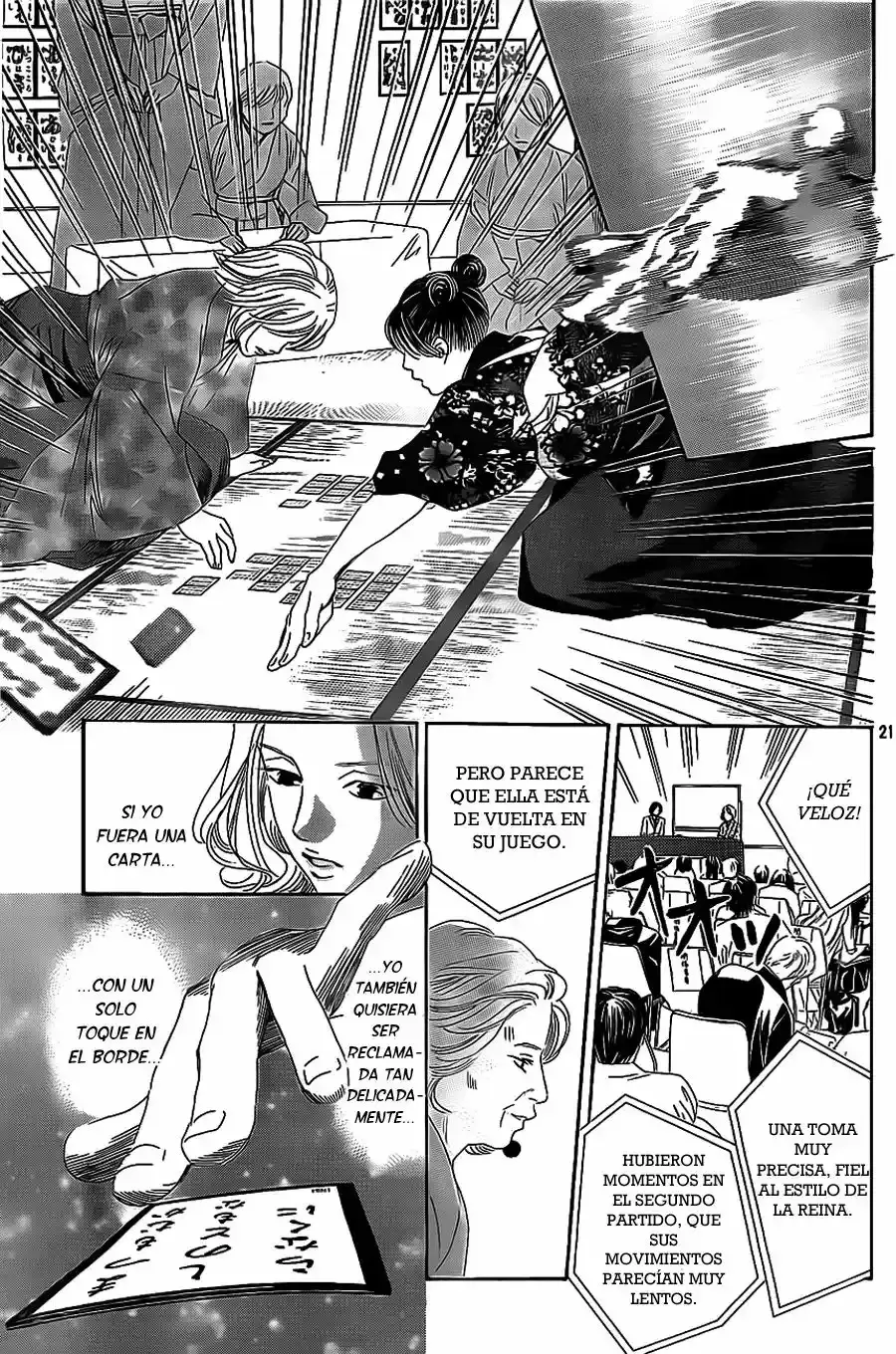 Chihayafuru capítulo 128, página 21