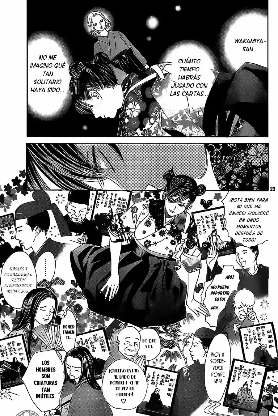Chihayafuru capítulo 128, página 23