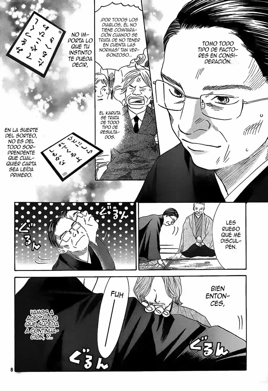 Chihayafuru capítulo 131, página 8