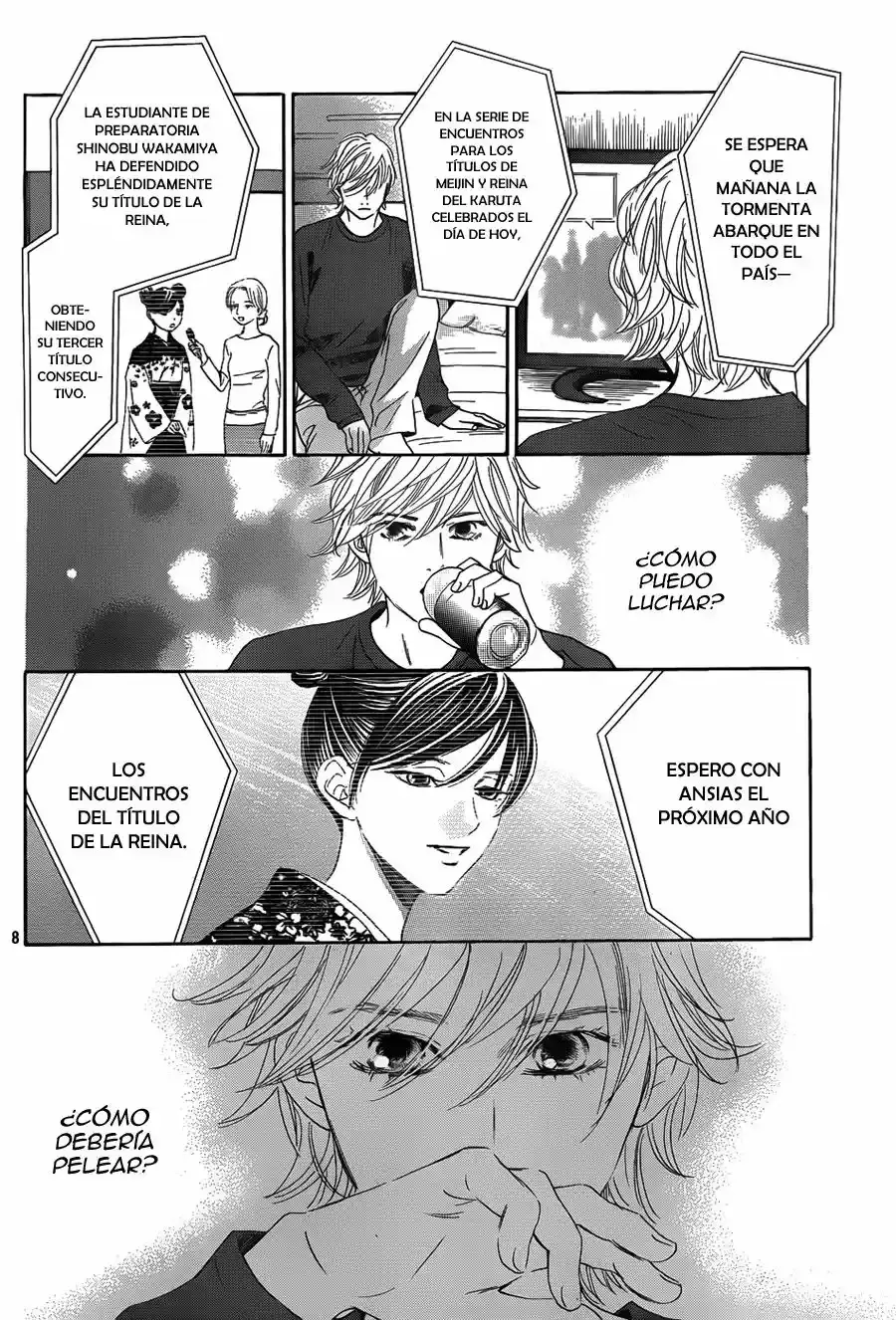 Chihayafuru capítulo 133, página 10